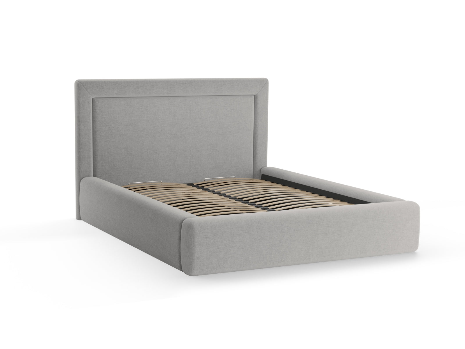 Kemer Bett mit Stauraum mit Kopfteil 160cm in Dark Olive Green-Baloo präsentiert im Onlineshop von KAQTU Design AG. Bett ist von Cosmopolitan Design