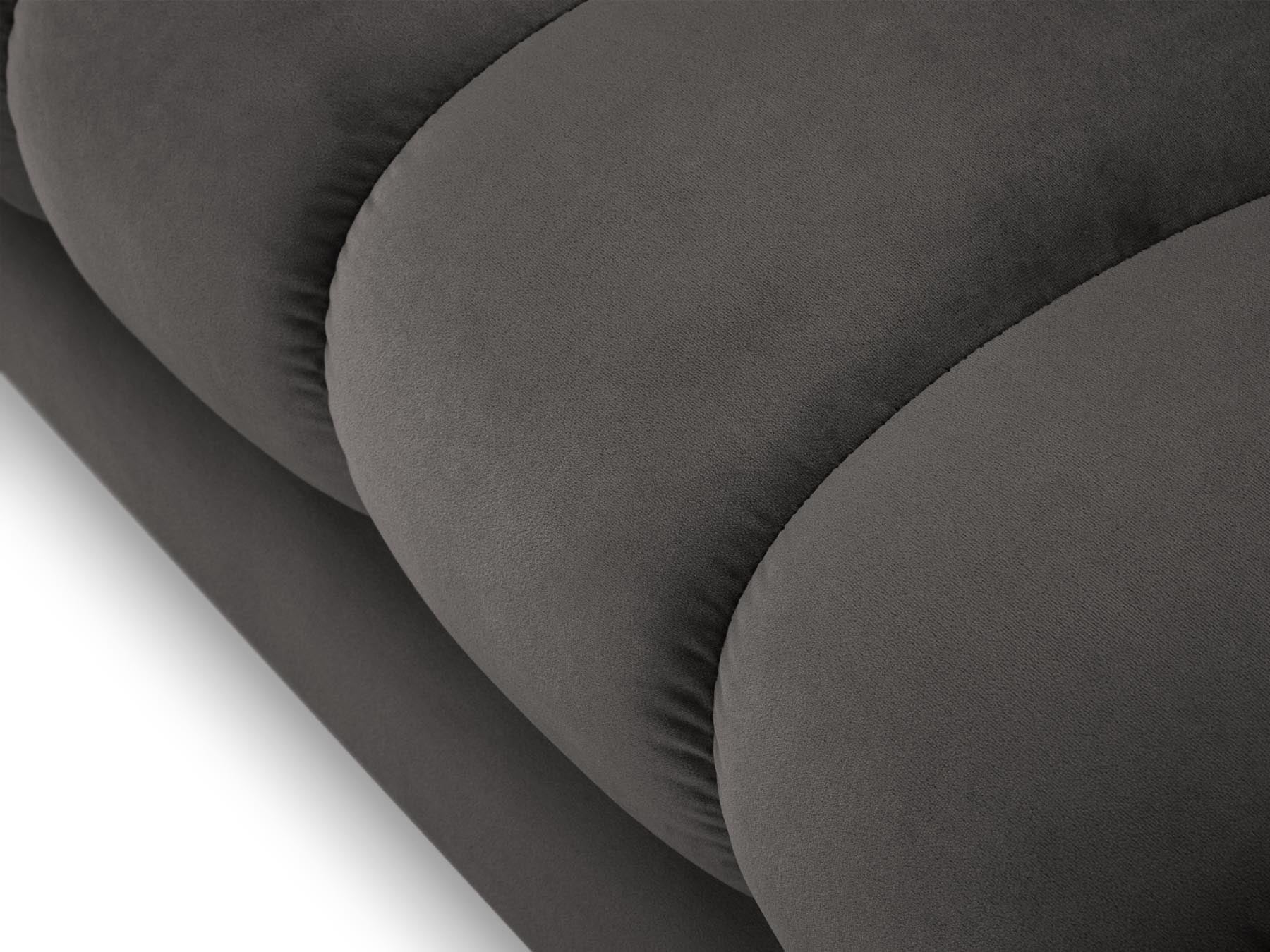 Elegante linke Chaise Longue Bali in stilvollem Blau, ideal für entspannte Stunden und harmonische Raumgestaltungen.