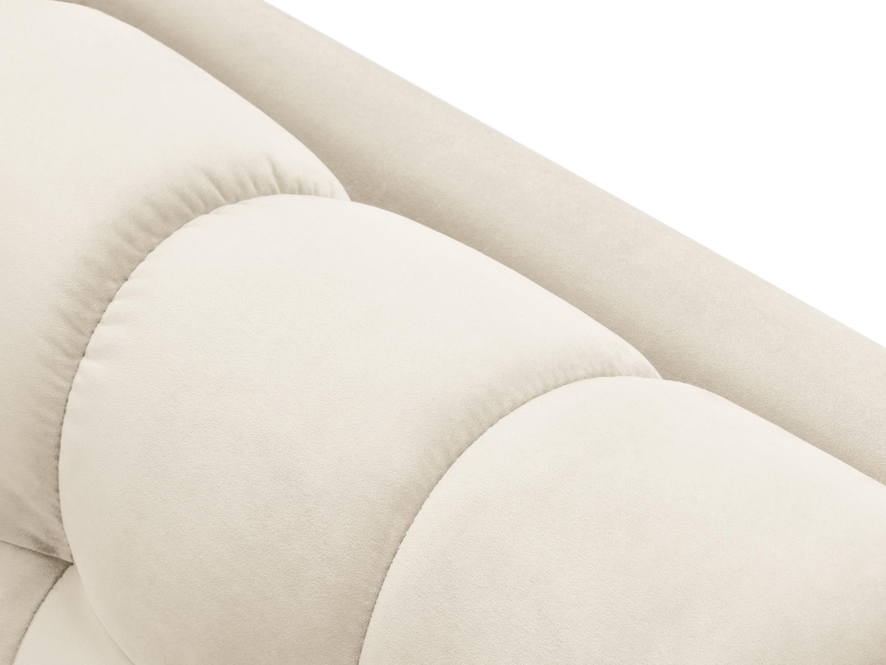 Elegante 1-Sitzer Chaise Longue links Bali in sanftem Beige, ideal für stilvolle Wohnräume und entspannende Rückzugsorte.