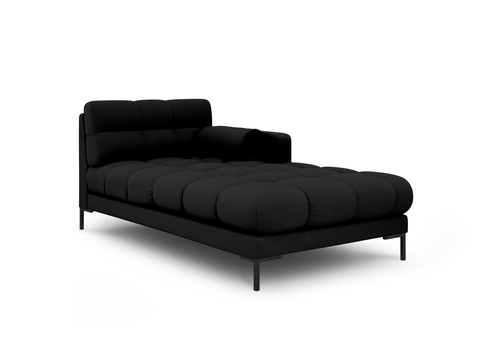 1-Sitzer Chaise Longue Rechts Bali in Black-Neve präsentiert im Onlineshop von KAQTU Design AG. Modulares Sofa ist von Cosmopolitan Design