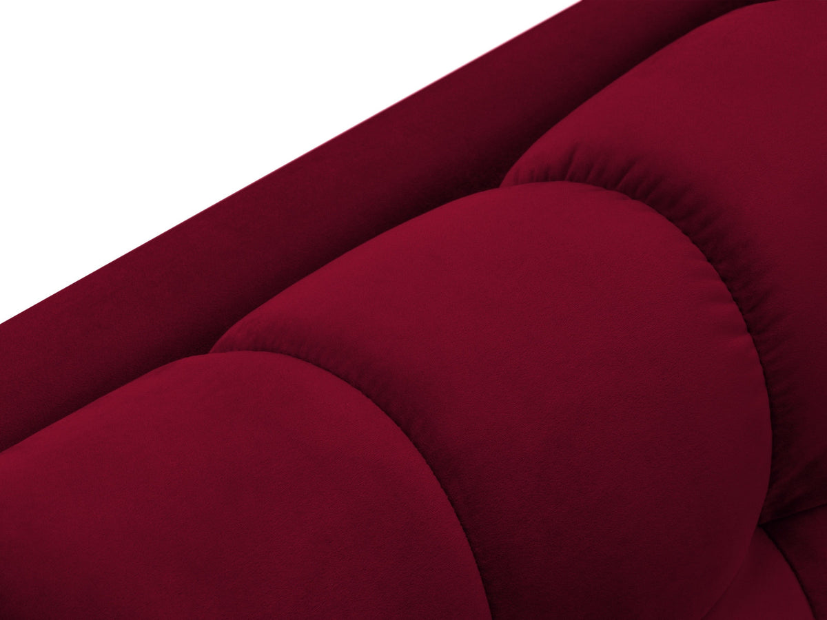 Modulares Sofa 1-Sitzer Chaise Longue rechts Bali mit Stoffbezug und Metallbeinen