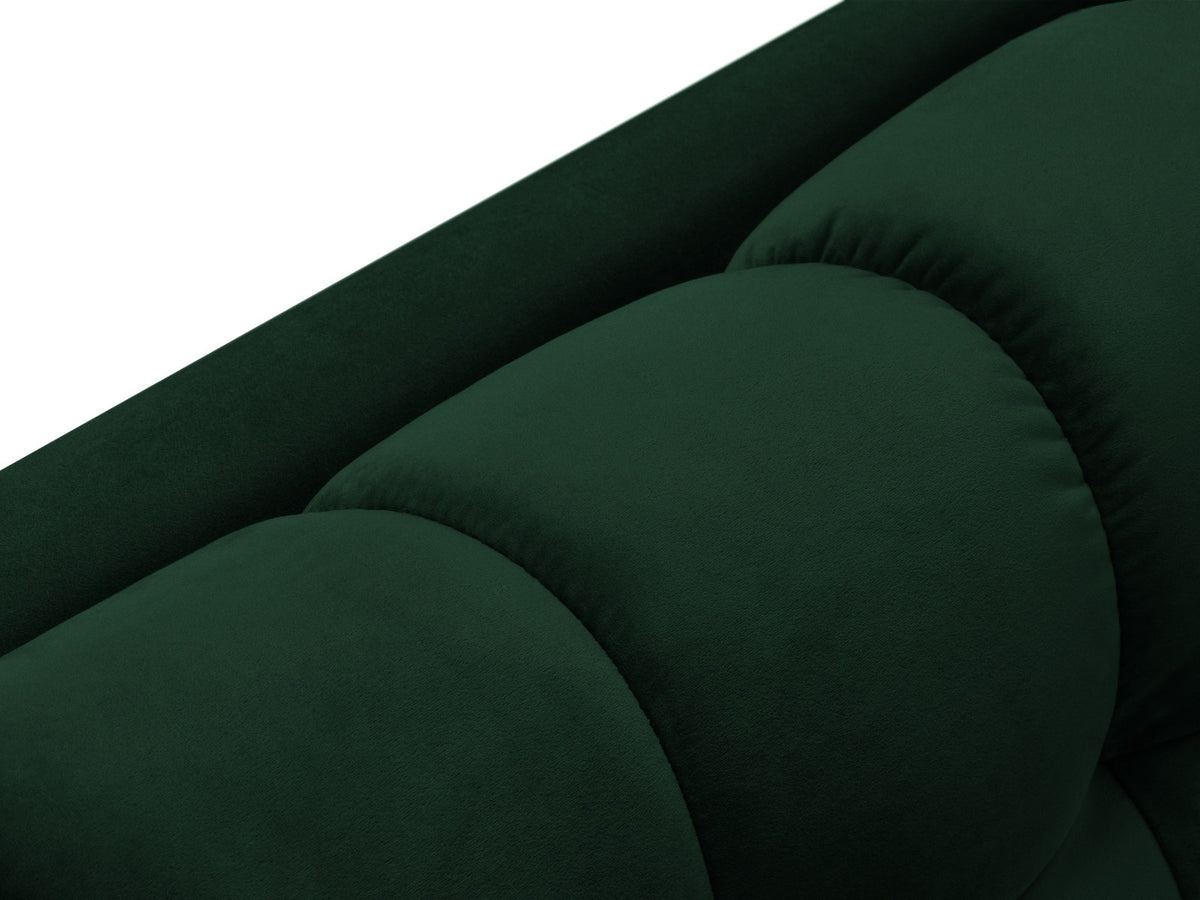 Modulares Sofa 1-Sitzer Chaise Longue rechts Bali mit Stoffbezug und Metallbeinen