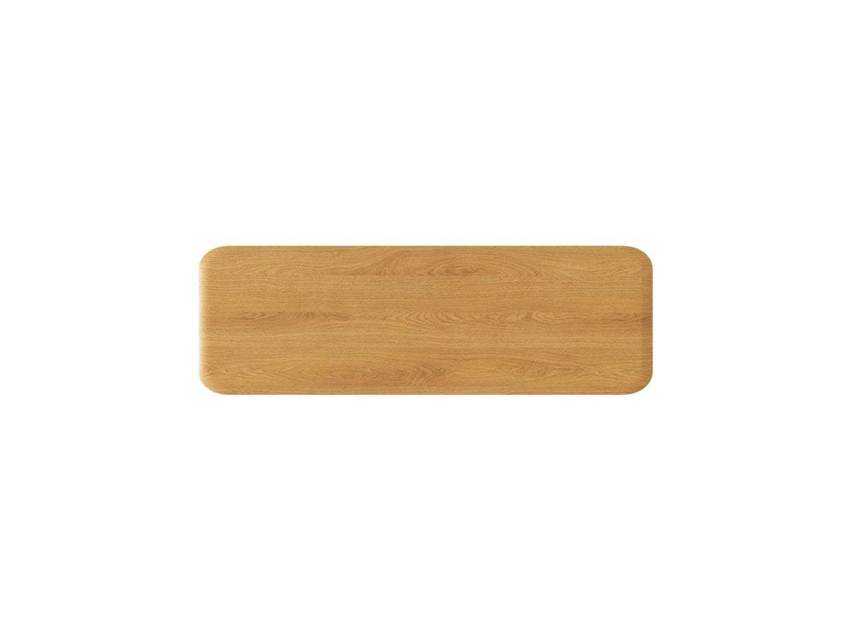 Foto der Toledo Konsole 40cm von Cosmopolitan Design in Natural Oak-Wood mit Eichenbeinen, Masse 120x40x76cm, Serie Toledo.
