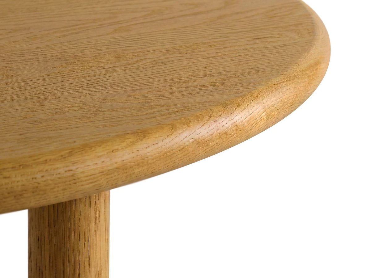 Konsole Sines 50cm von Cosmopolitan Design in Black Oak-Wood, Hartholzgestell mit Eichenfurnier, gebürstete Oberfläche, Holzbeine.