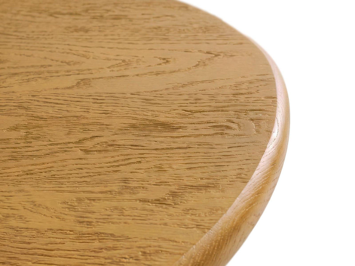 Konsole Sines 50cm von Cosmopolitan Design in Black Oak-Wood, Hartholzgestell mit Eichenfurnier, gebürstete Oberfläche, Holzbeine.