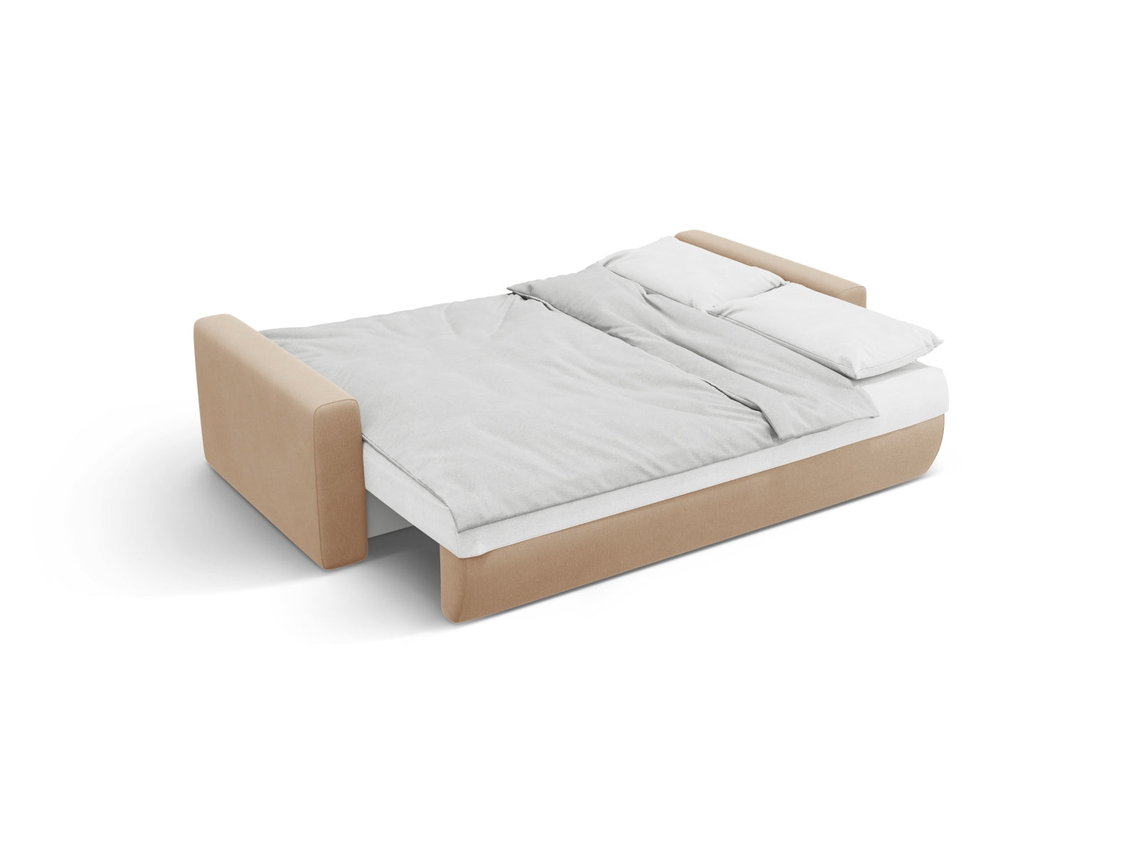 Entdecken Sie das elegante Belfast Ecksofa von Cosmopolitan Design – ein praktisches 3-Sitzer Sofa mit Schlaffunktion und integriertem Stauraum für maximalen Komfort.