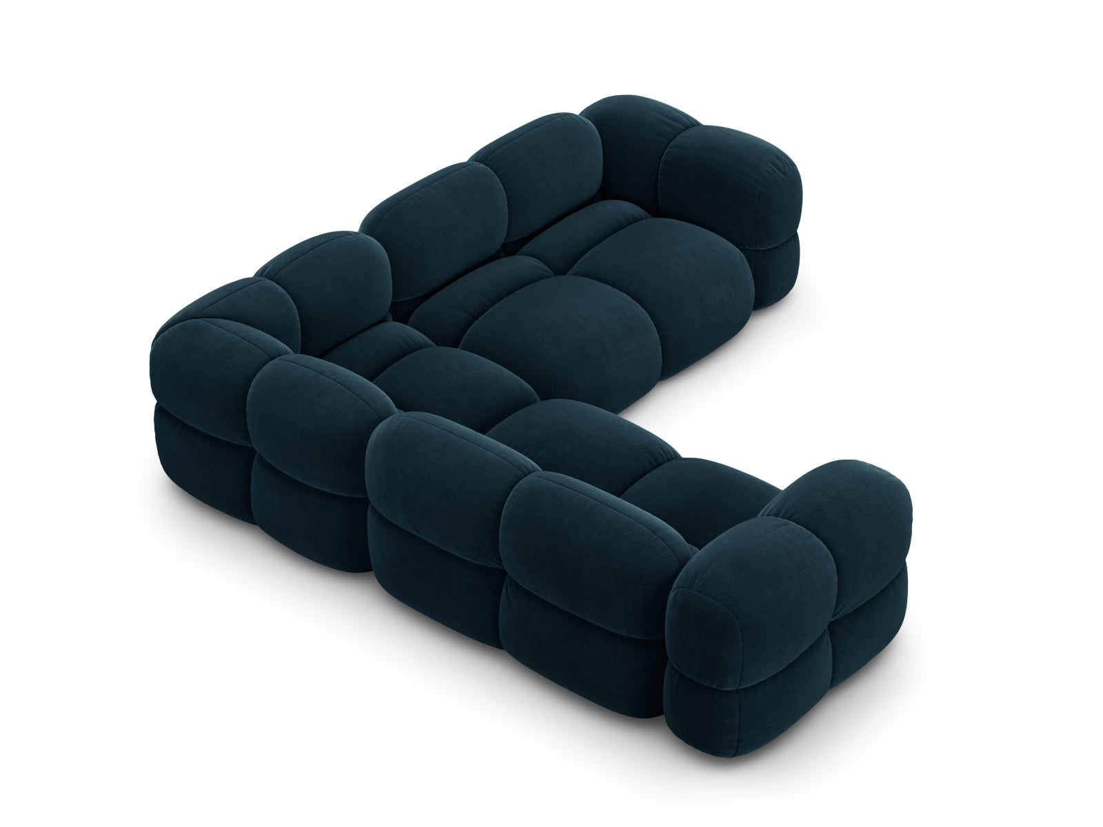 Erleben Sie das Loretto Velour Ecksofa 250cm – ein luxuriöses 4-Sitzer Sofa, das modernes Design und höchsten Komfort vereint. Ideal für Ihr Zuhause!