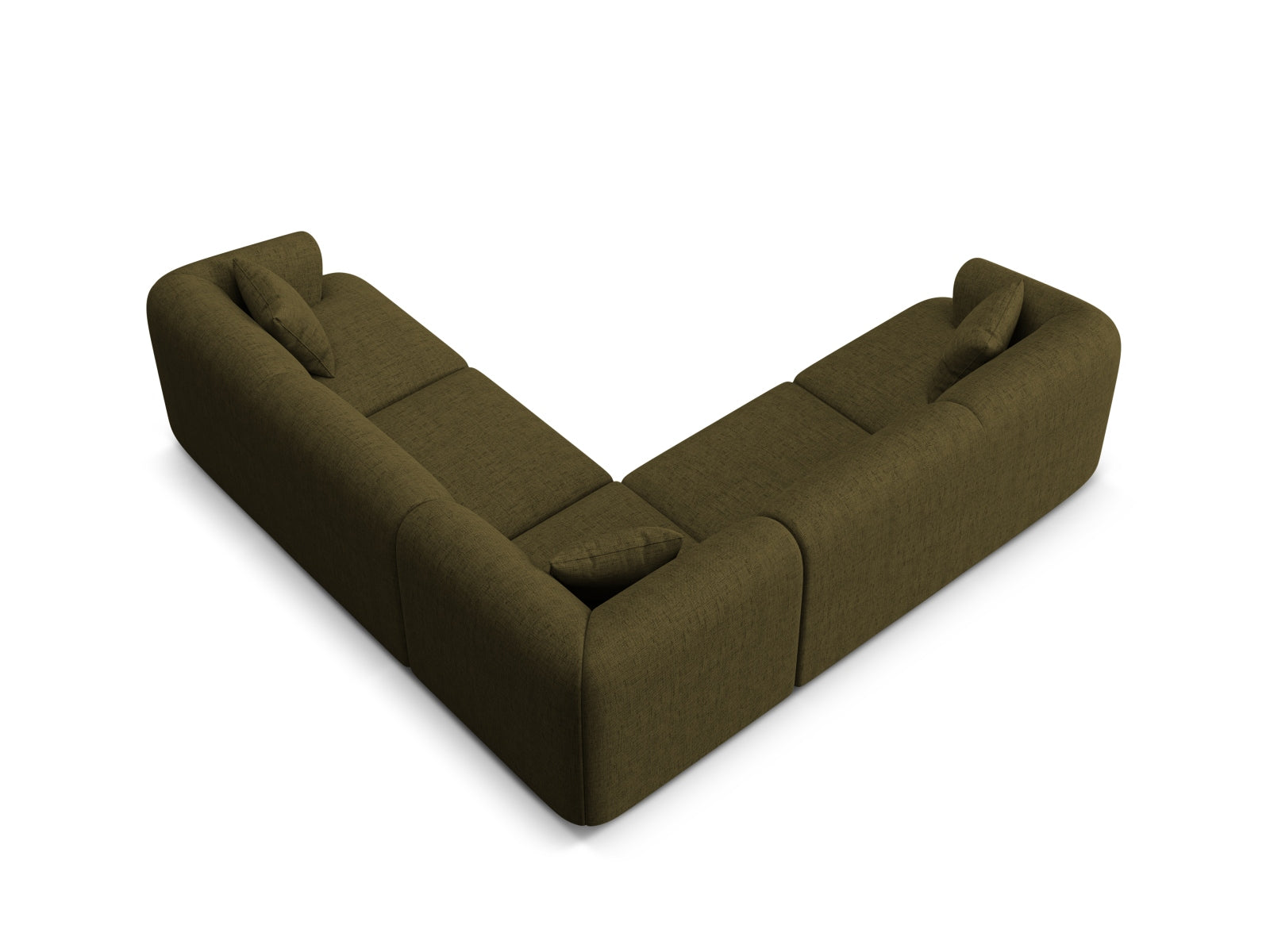 Entdecken Sie das Campi Modular Symmetrical Ecksofa 6 Sitzer von Cosmopolitan Design – stilvoll, anpassbar und perfekt für jedes Wohnambiente!