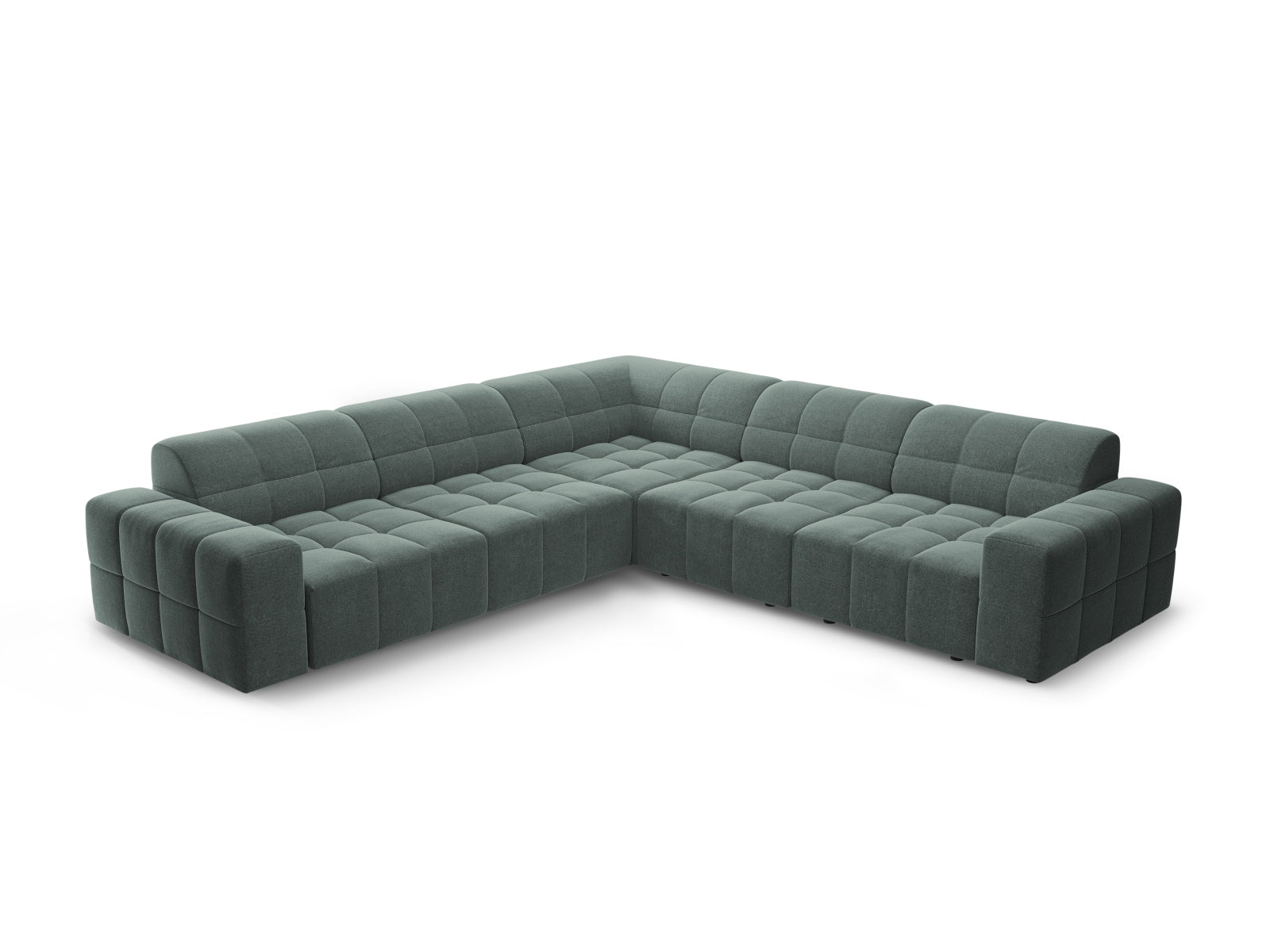 Chicago Ecksofa 4 Sitzer 287cm in Petrol-Haga präsentiert im Onlineshop von KAQTU Design AG. Ecksofa ist von Cosmopolitan Design