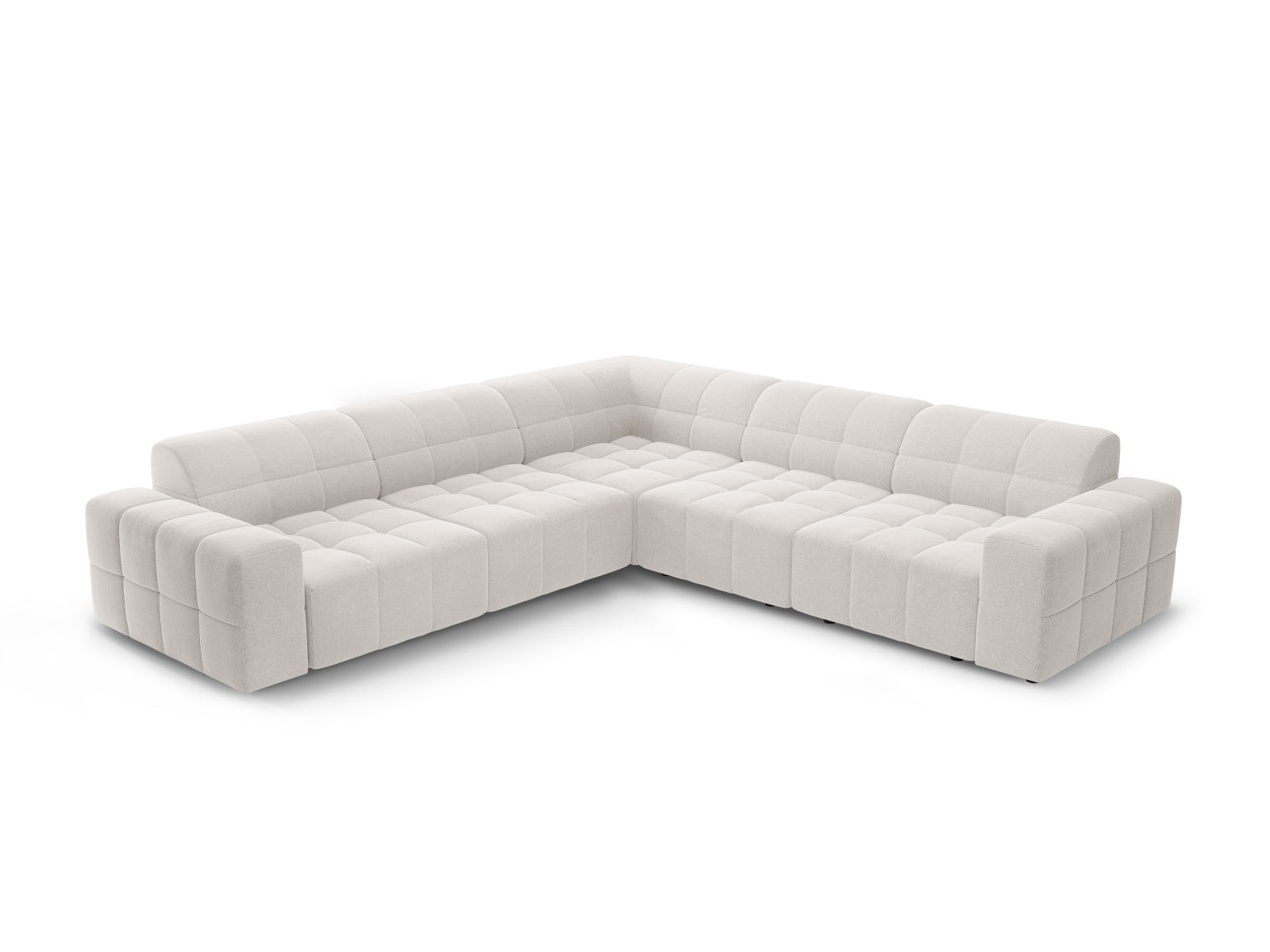 Chicago Ecksofa 4 Sitzer 287cm in Light Grey-Haga präsentiert im Onlineshop von KAQTU Design AG. Ecksofa ist von Cosmopolitan Design