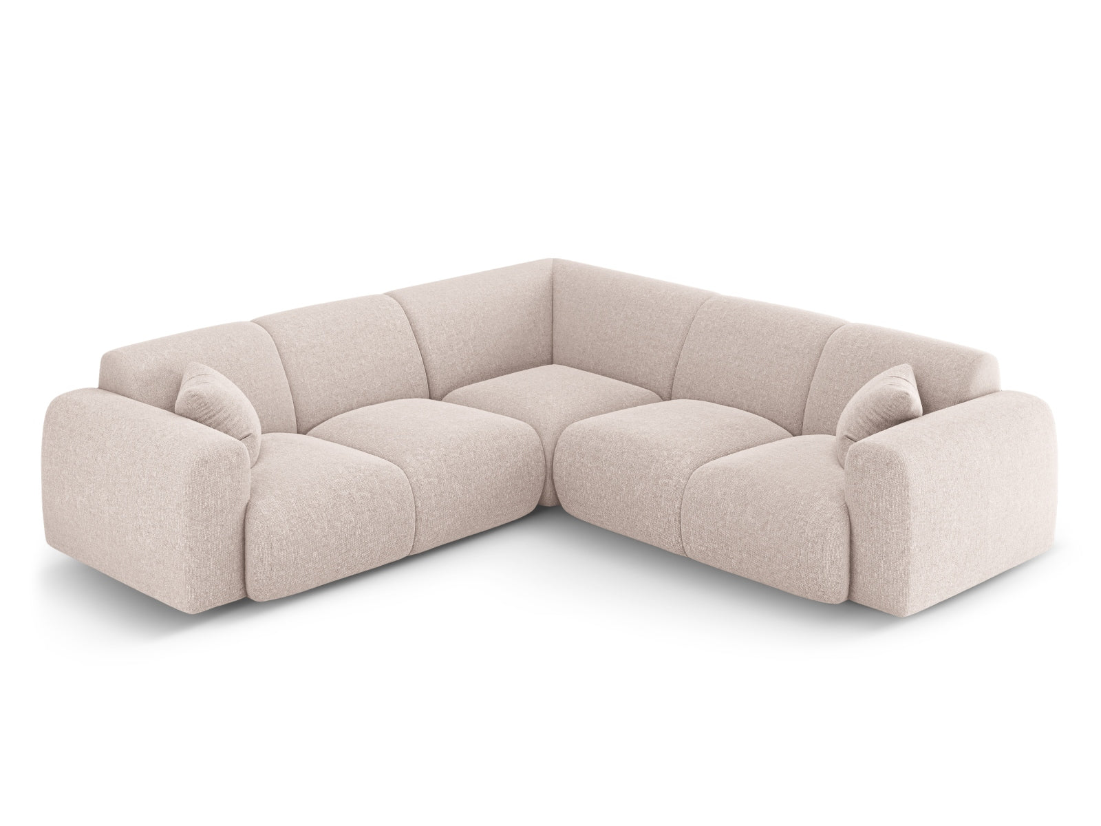 Nolio Symmetrical Ecksofa 5 Sitzer 252cm in Beige präsentiert im Onlineshop von KAQTU Design AG. Ecksofa ist von Cosmopolitan Design