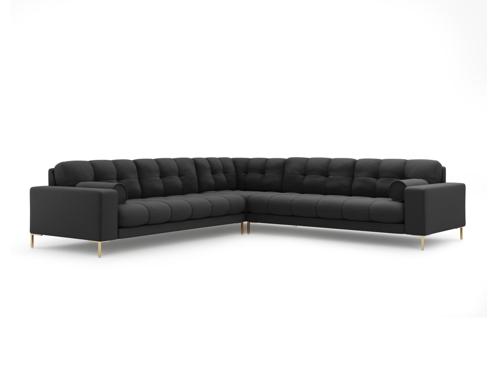 6-Sitzer Ecksofa Symmetric Bali in Dark Grey-Neve präsentiert im Onlineshop von KAQTU Design AG. Ecksofa ist von Cosmopolitan Design