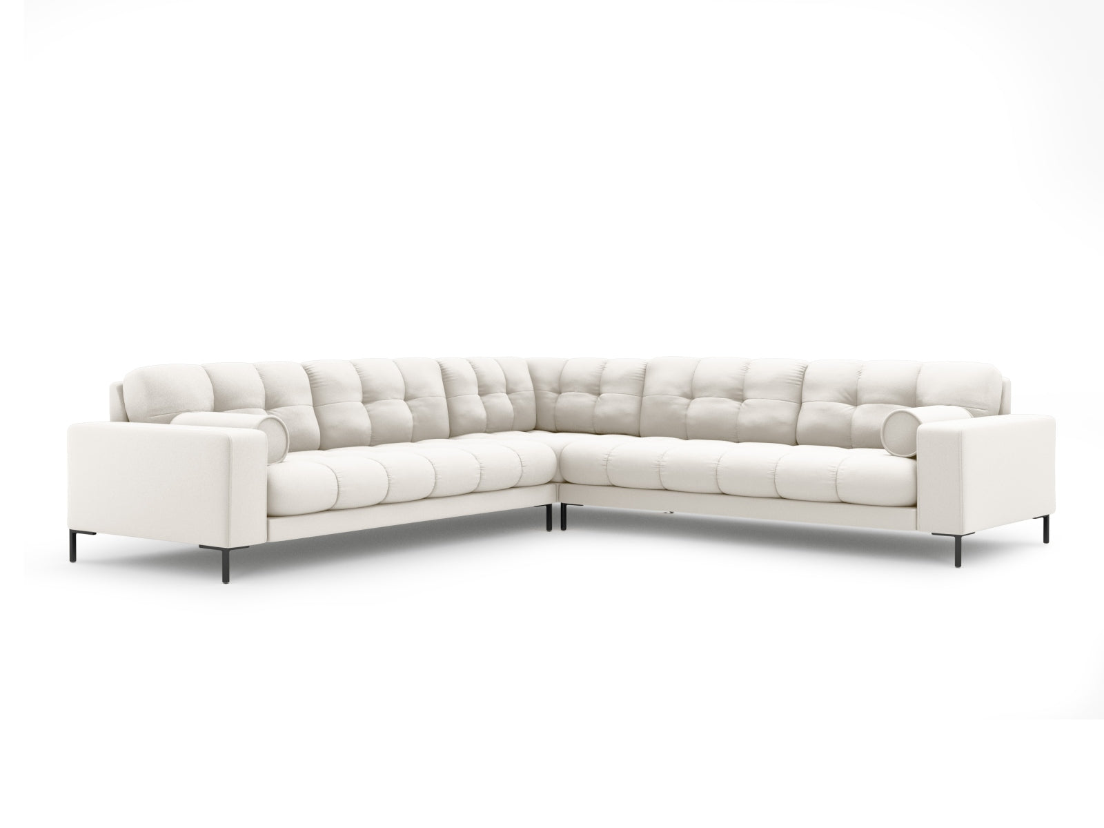 Elegantes 6-Sitzer Ecksofa Symmetric Bali in sanften Beigetönen, ideal für einladende Wohnräume von Cosmopolitan Design.