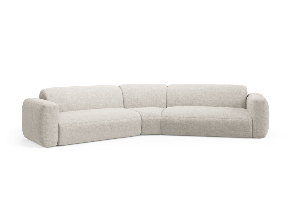 Strino Modular Symmetrical Ecksofa 3 Sitzer in Beige präsentiert im Onlineshop von KAQTU Design AG. Ecksofa ist von Cosmopolitan Design
