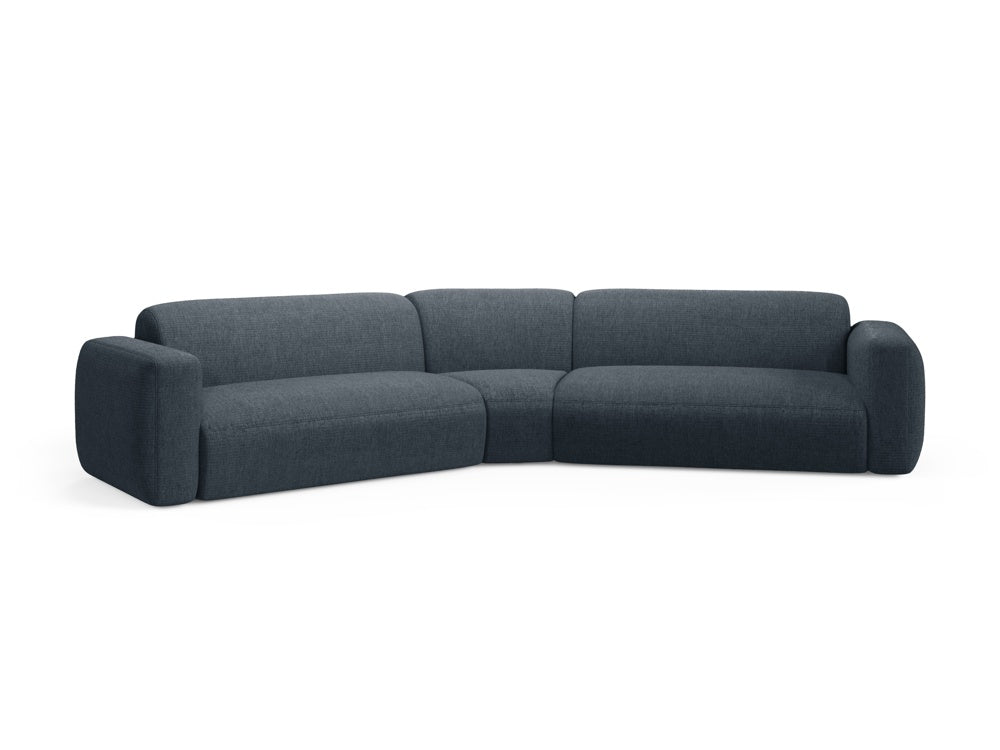 Strino Modular Symmetrical Ecksofa 3 Sitzer in Dark Blue präsentiert im Onlineshop von KAQTU Design AG. Ecksofa ist von Cosmopolitan Design