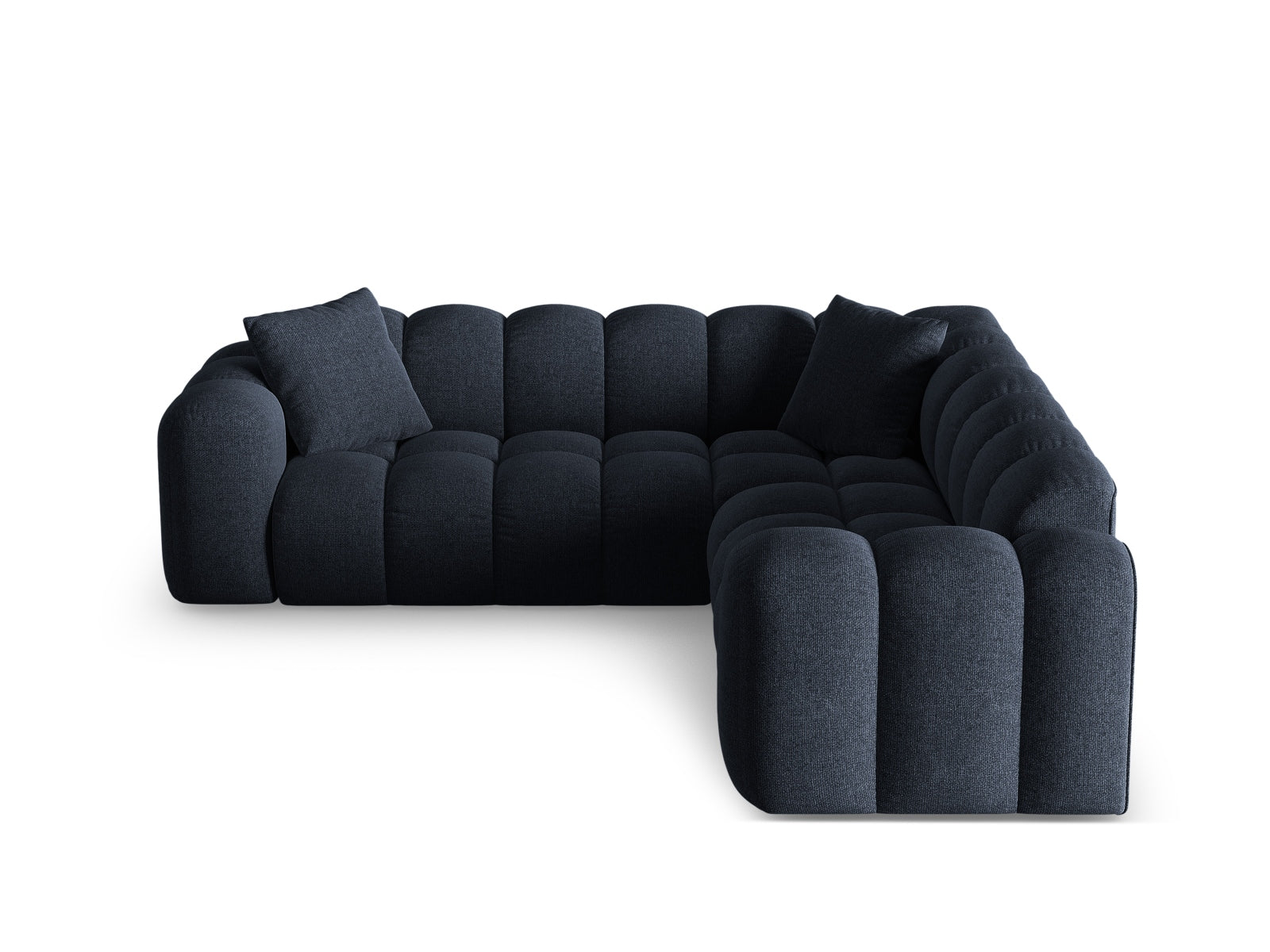 3-Sitzer Ecksofa Symmetric Treno in Navy Blue-Eden präsentiert im Onlineshop von KAQTU Design AG. Ecksofa ist von Cosmopolitan Design
