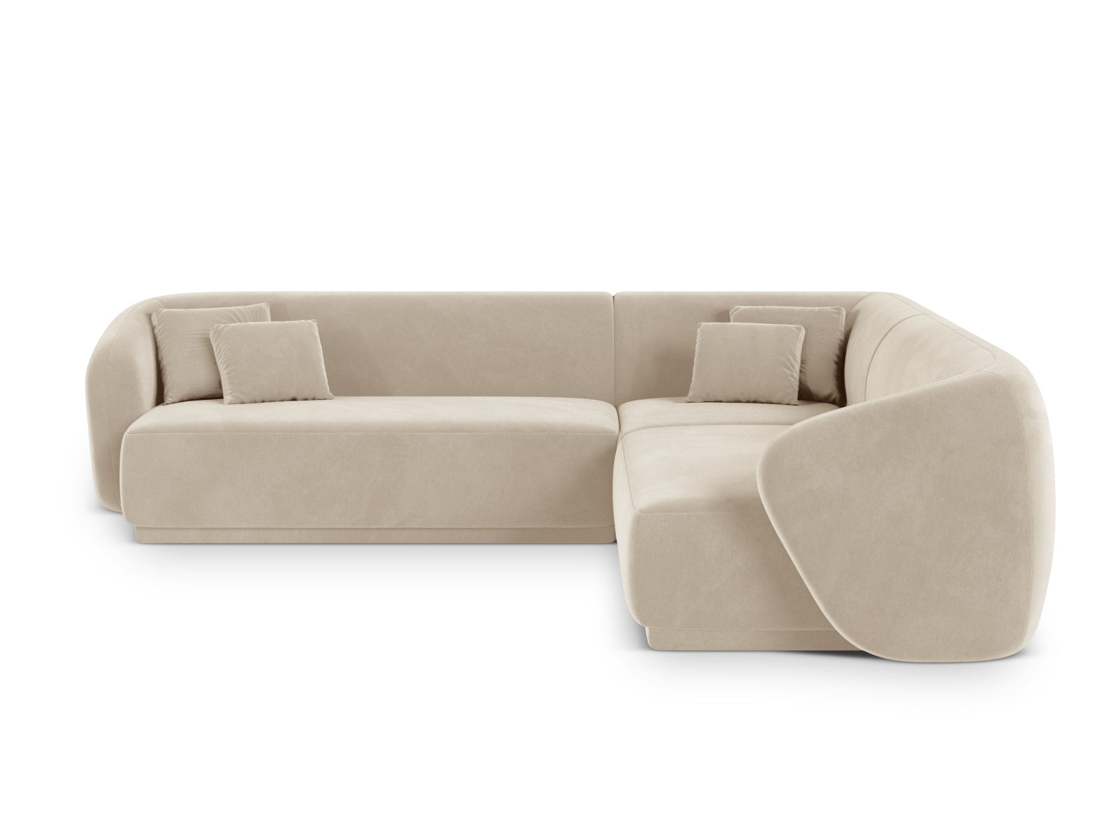 5-Sitzer Ecksofa Symmetric Gomera in Beige-Salvador präsentiert im Onlineshop von KAQTU Design AG. Ecksofa ist von Cosmopolitan Design