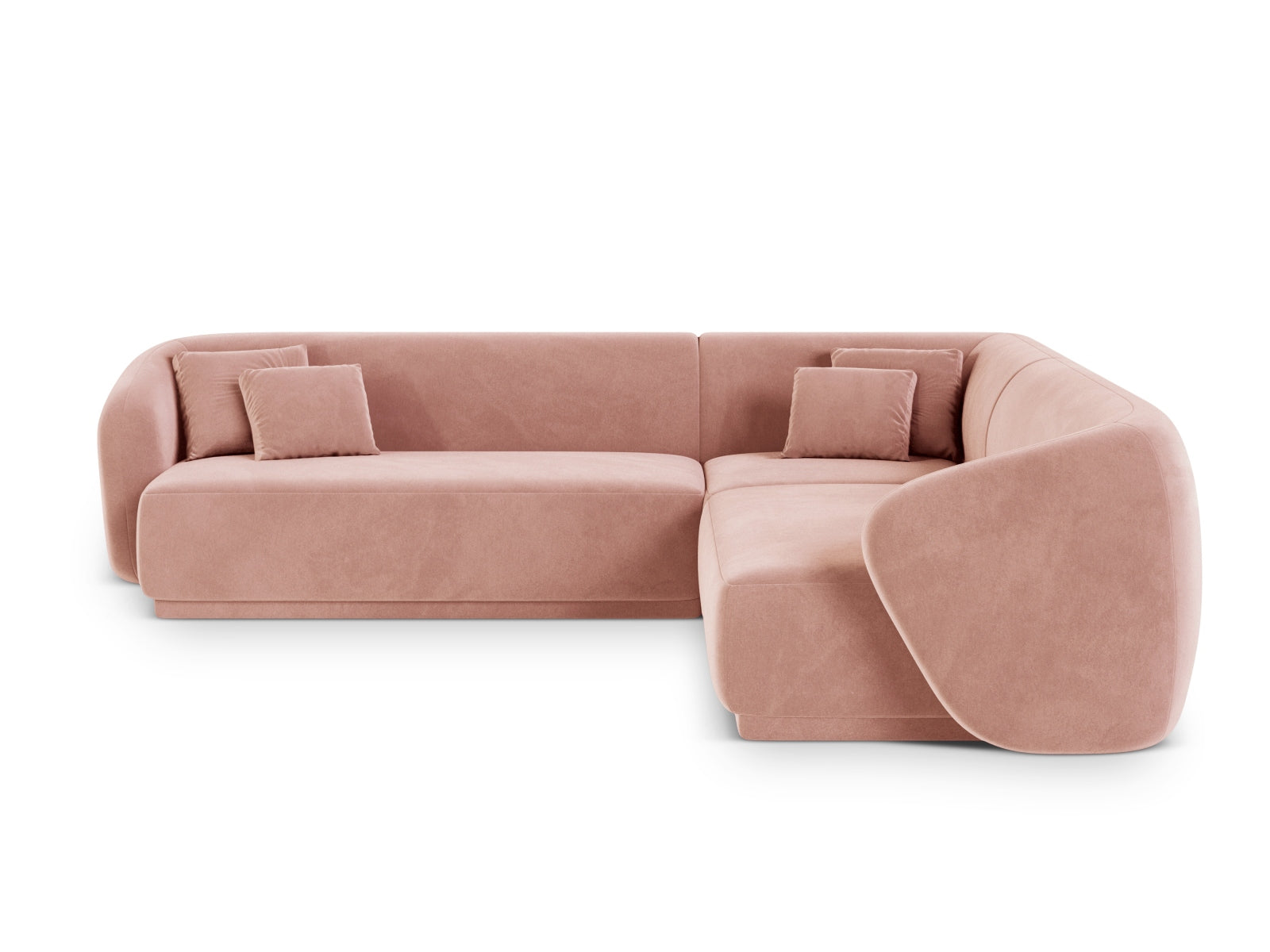 5-Sitzer Ecksofa Symmetric Gomera in Pink-Salvador präsentiert im Onlineshop von KAQTU Design AG. Ecksofa ist von Cosmopolitan Design
