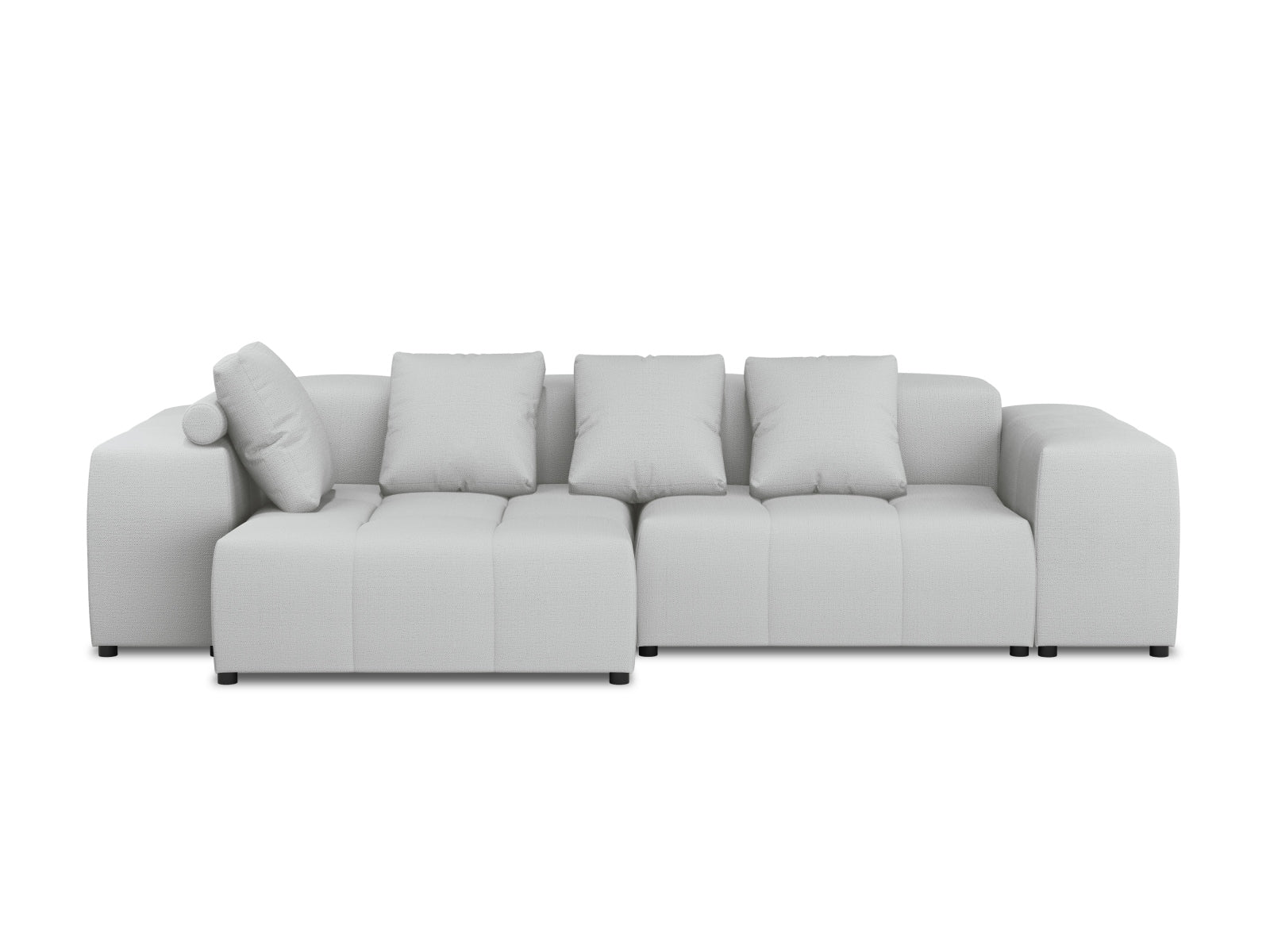 Rome Modular Reversible Ecksofa 4 Sitzer in Light Grey präsentiert im Onlineshop von KAQTU Design AG. Ecksofa ist von Cosmopolitan Design