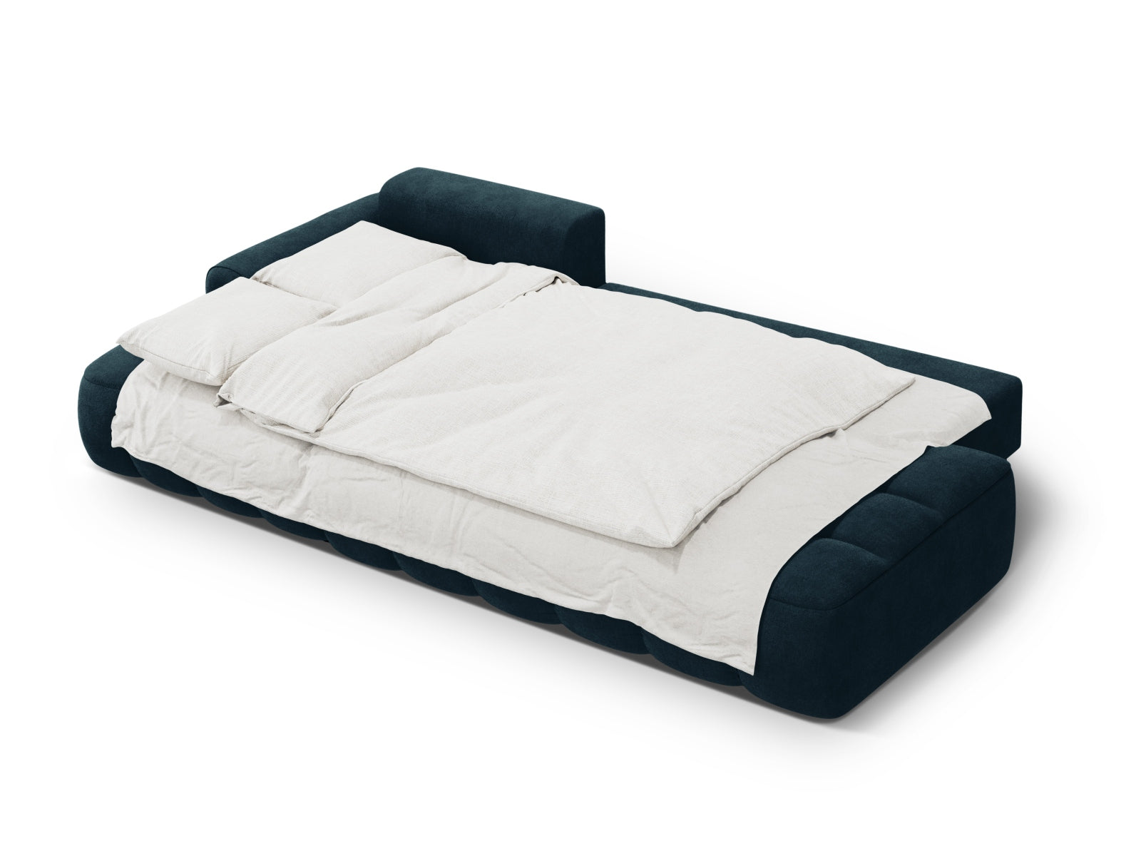 Stylisches Linz Ecksofa mit offener Seite links, 3-Sitzer, ideal für Schlafkomfort und zusätzlichen Stauraum in Ihrem Wohnraum.