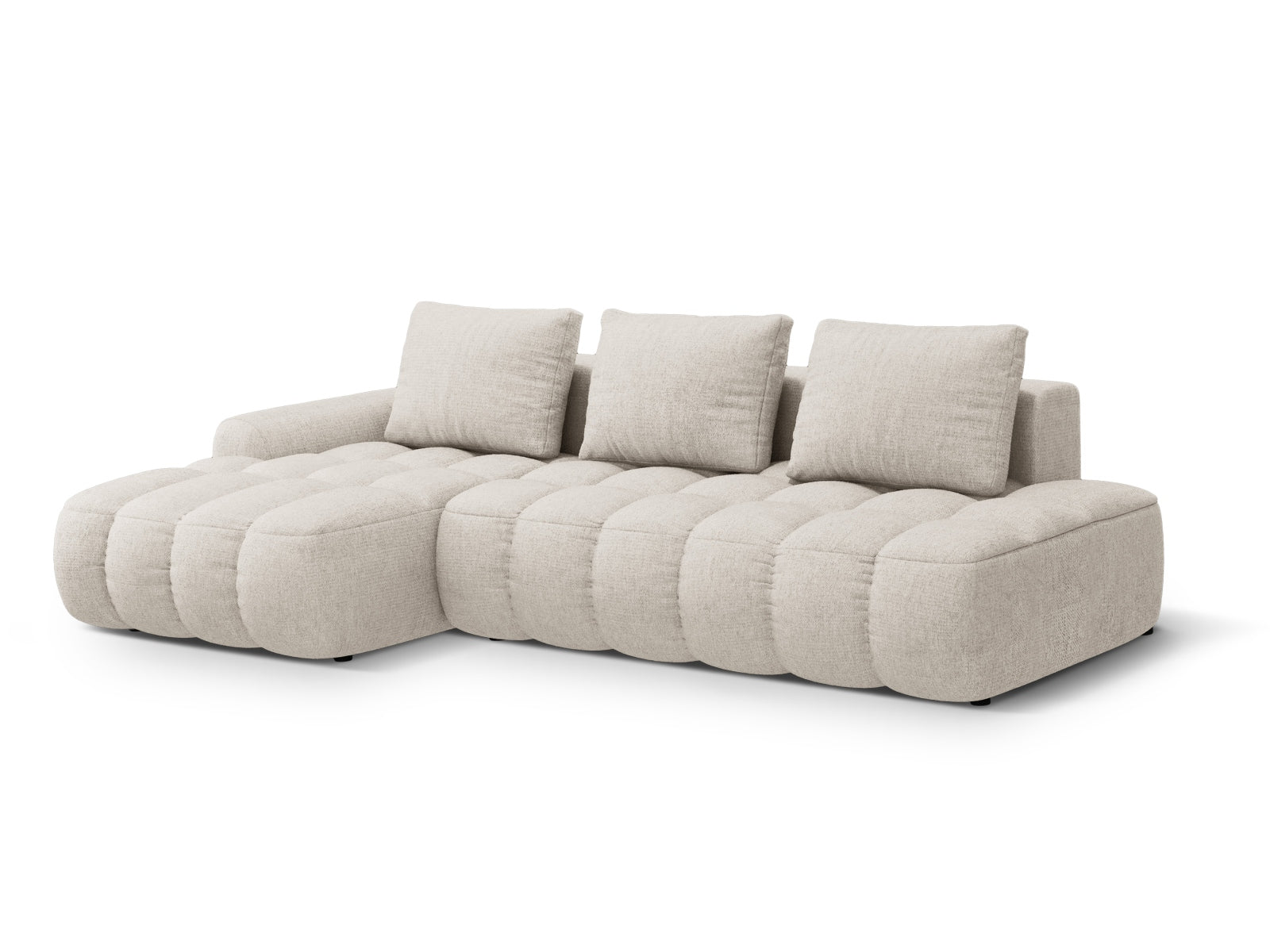 Erleben Sie das vielseitige Linz Ecksofa links mit praktischer Schlaffunktion und Stauraumbox – der perfekte Begleiter für Ihr Zuhause!