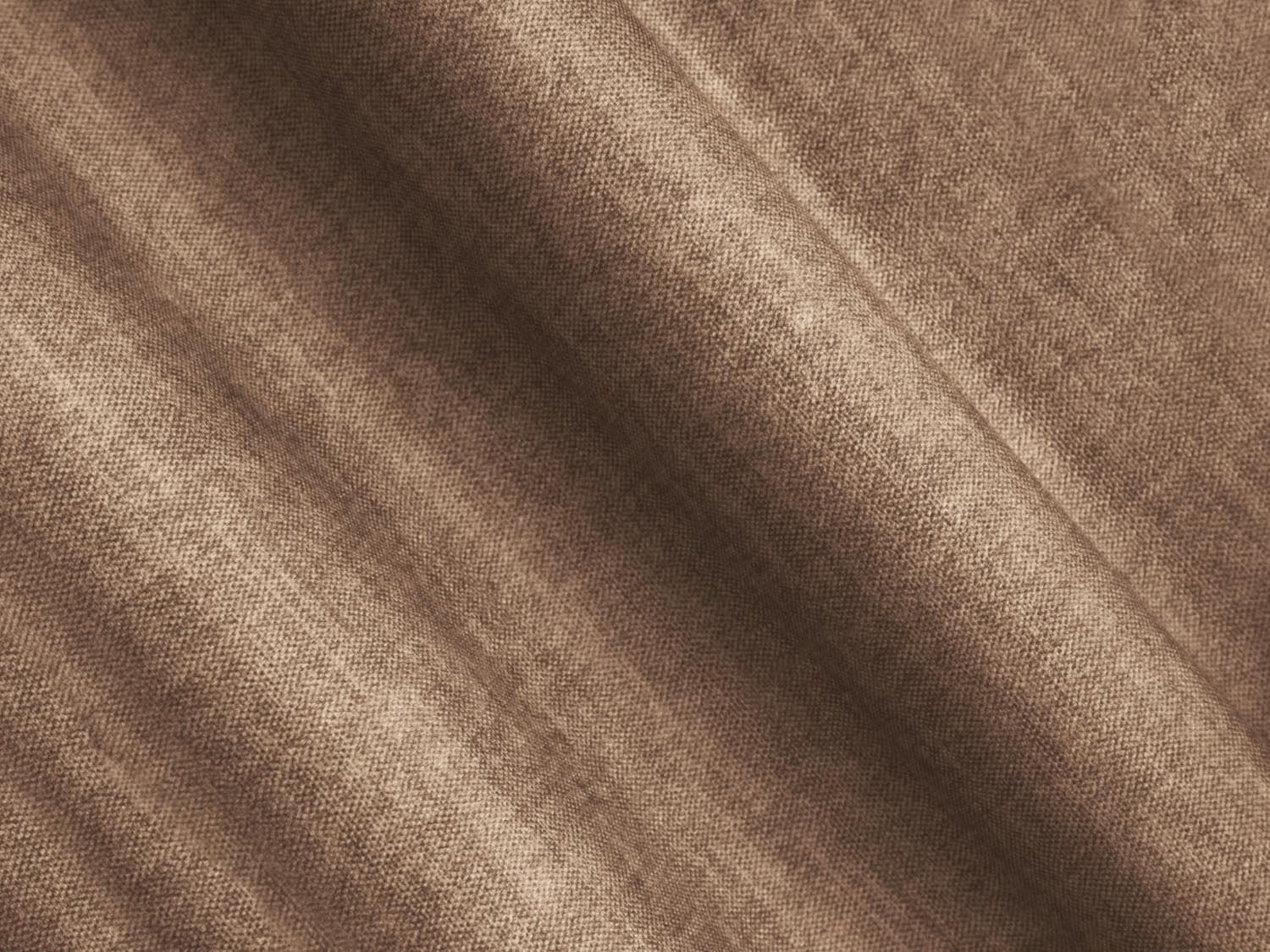 Elegantes Linz Ecksofa links mit Schlaffunktion und Stauraum, 3-Sitzer in stilvollem Dunkelbeige, perfekt für gemütliche Wohnzimmer.