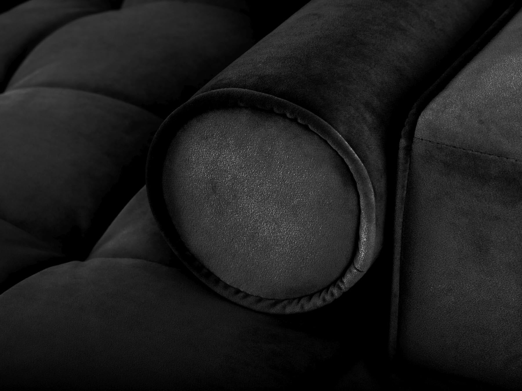 Modernes 5-Sitzer Ecksofa links Aspen von Cosmopolitan Design, ideal für entspannte Abende, bietet Schlaffunktion und cleveren Stauraum.