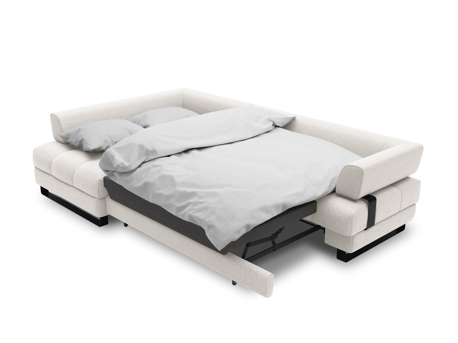 Entdecken Sie das Clinton Ecksofa von Cosmopolitan Design: elegantes 5-Sitzer Sofa mit praktischer Schlaffunktion und grosszügigem Stauraum für Ihr Zuhause!