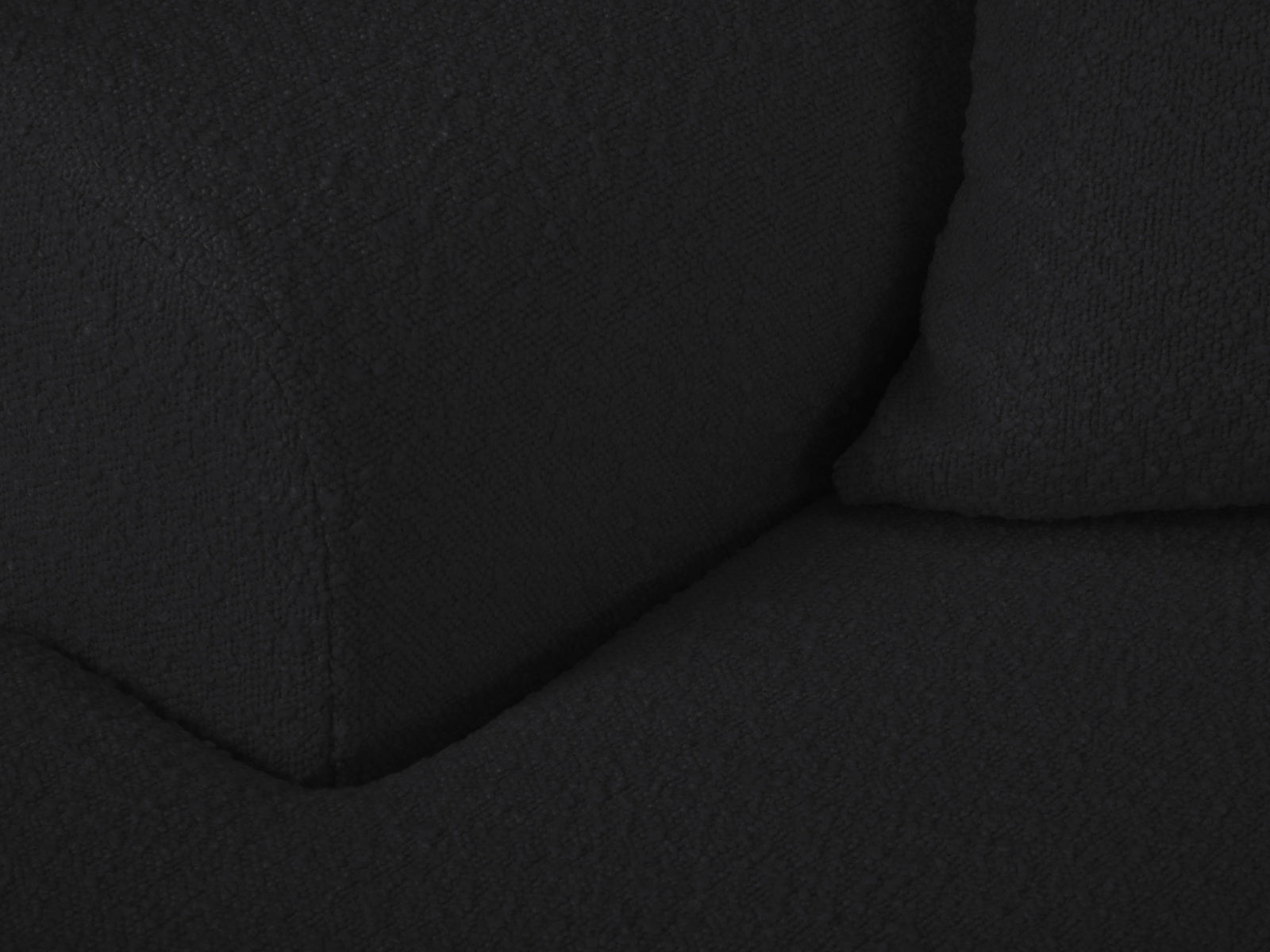 Elegantes Kyoto Boucle Ecksofa links, 4-Sitzer mit cleverer Schlaffunktion und integriertem Stauraum, perfekt für stilvolle Wohnzimmer.