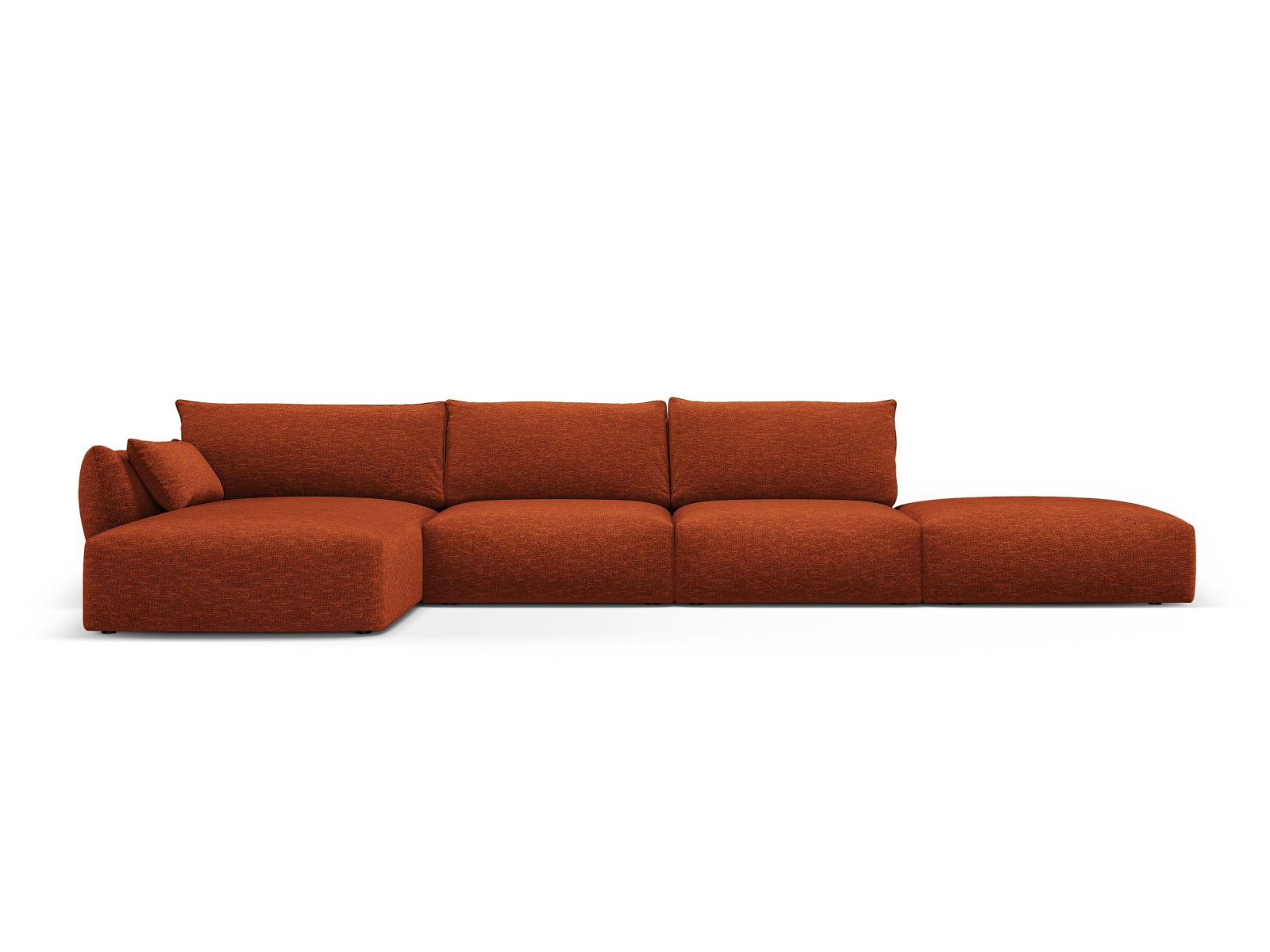 5-Sitzer Ecksofa links Matera in Terracotta-Haga präsentiert im Onlineshop von KAQTU Design AG. Ecksofa links ist von Cosmopolitan Design