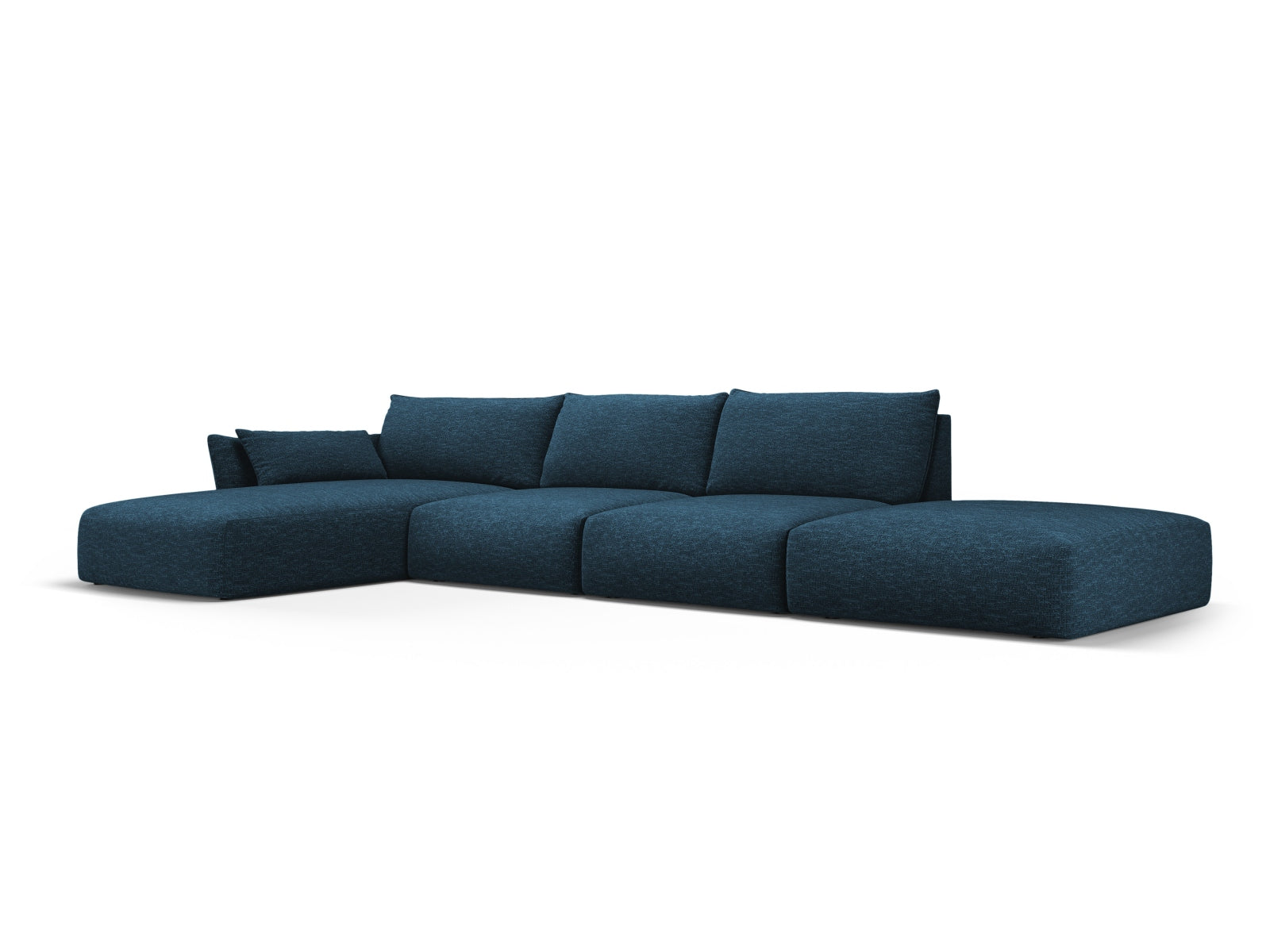 5-Sitzer Ecksofa links Matera in Royal Blue-Haga präsentiert im Onlineshop von KAQTU Design AG. Ecksofa links ist von Cosmopolitan Design
