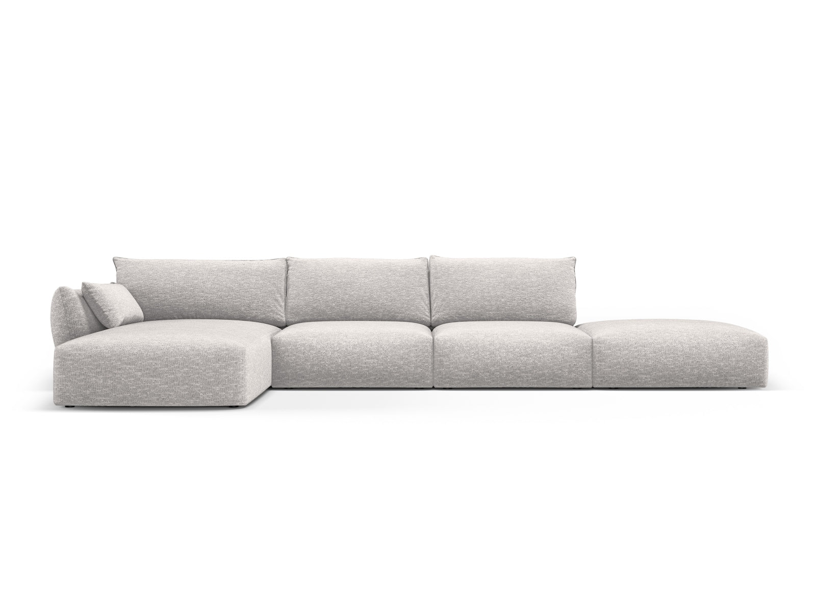 5-Sitzer Ecksofa links Matera in Light Grey-Haga präsentiert im Onlineshop von KAQTU Design AG. Ecksofa links ist von Cosmopolitan Design