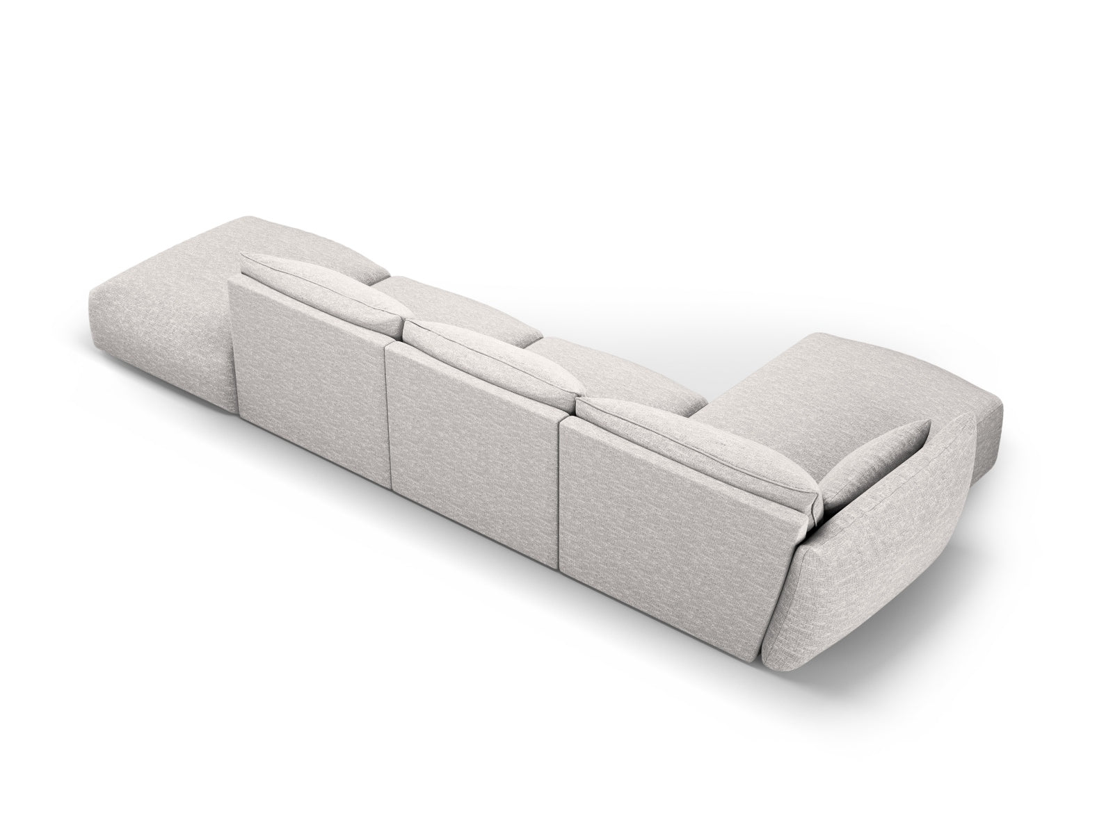 5-Sitzer Ecksofa links Matera in Light Grey-Haga präsentiert im Onlineshop von KAQTU Design AG. Ecksofa links ist von Cosmopolitan Design