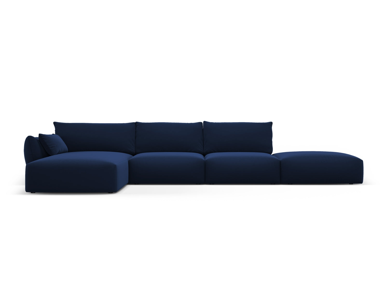 5-Sitzer Ecksofa links Matera in Royal Blue-Salvador präsentiert im Onlineshop von KAQTU Design AG. Ecksofa links ist von Cosmopolitan Design