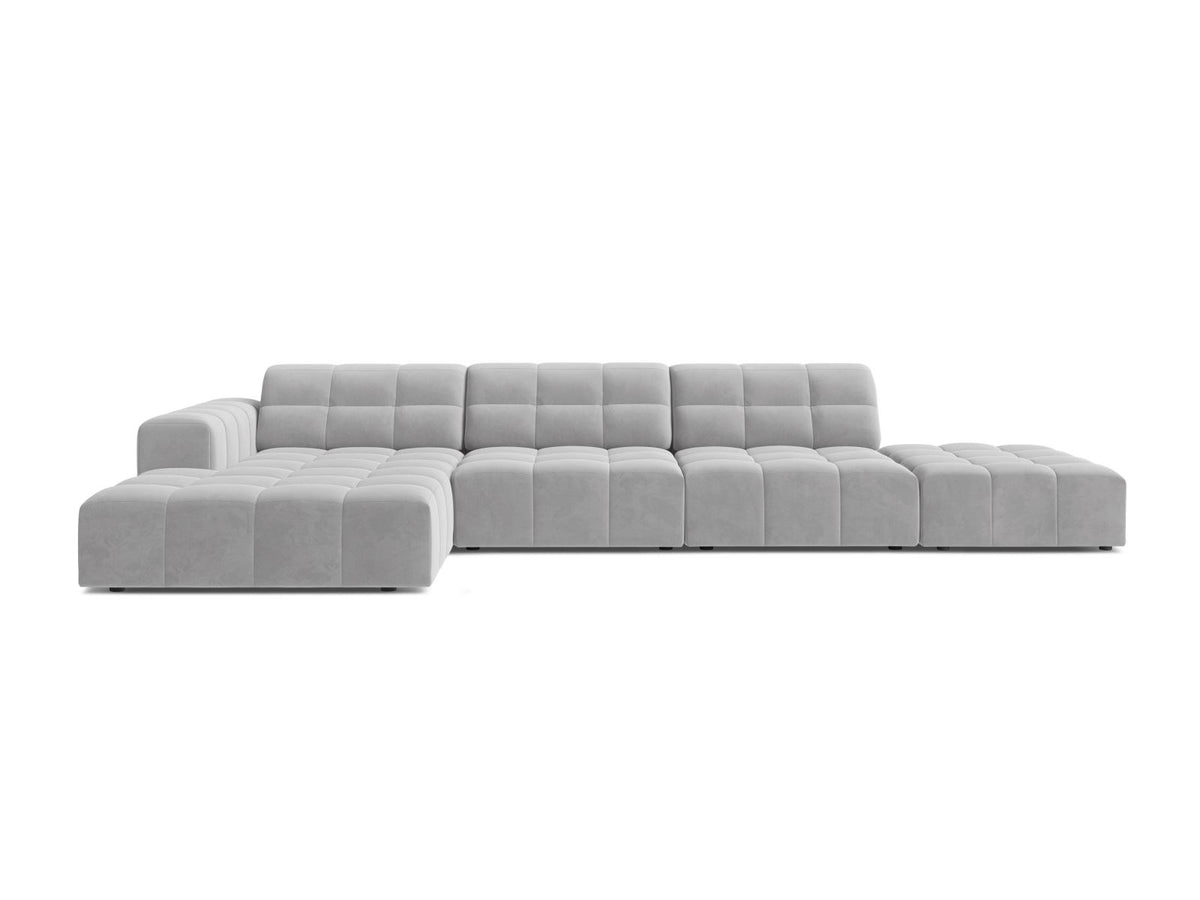 Chicago Velour Ecksofa links 5 Sitzer 166cm von Cosmopolitan Design – Ansicht 91