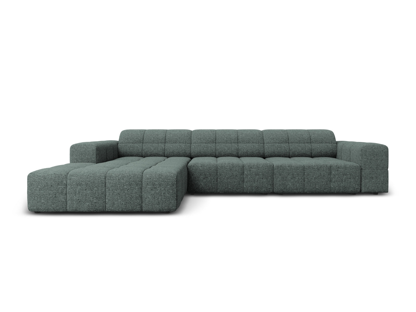 Chicago Ecksofa links 4 Sitzer 166cm in Petrol-Haga präsentiert im Onlineshop von KAQTU Design AG. L-Sofa links ist von Cosmopolitan Design
