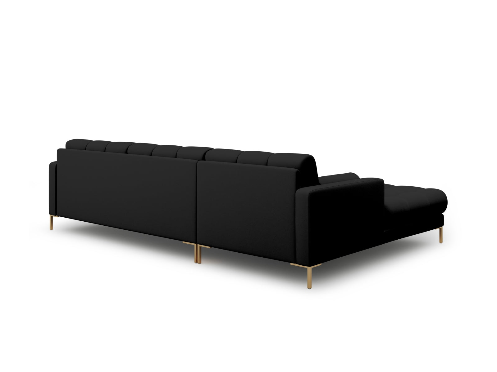 5-Sitzer Ecksofa links Bali in Black-Neve präsentiert im Onlineshop von KAQTU Design AG. Ecksofa links ist von Cosmopolitan Design