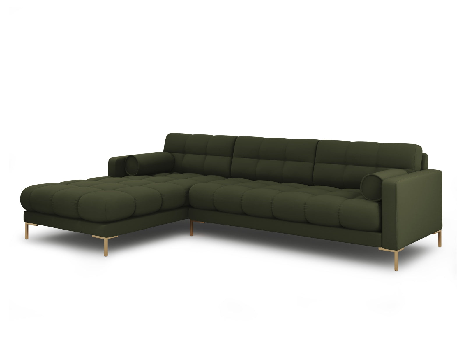 5-Sitzer Ecksofa links Bali in Green-Neve präsentiert im Onlineshop von KAQTU Design AG. Ecksofa links ist von Cosmopolitan Design