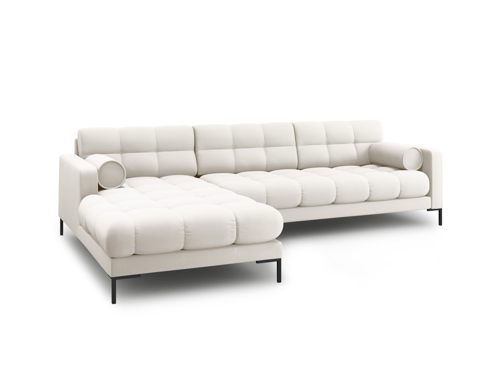 5-Sitzer Ecksofa links Bali in Light Beige-Neve präsentiert im Onlineshop von KAQTU Design AG. Ecksofa links ist von Cosmopolitan Design