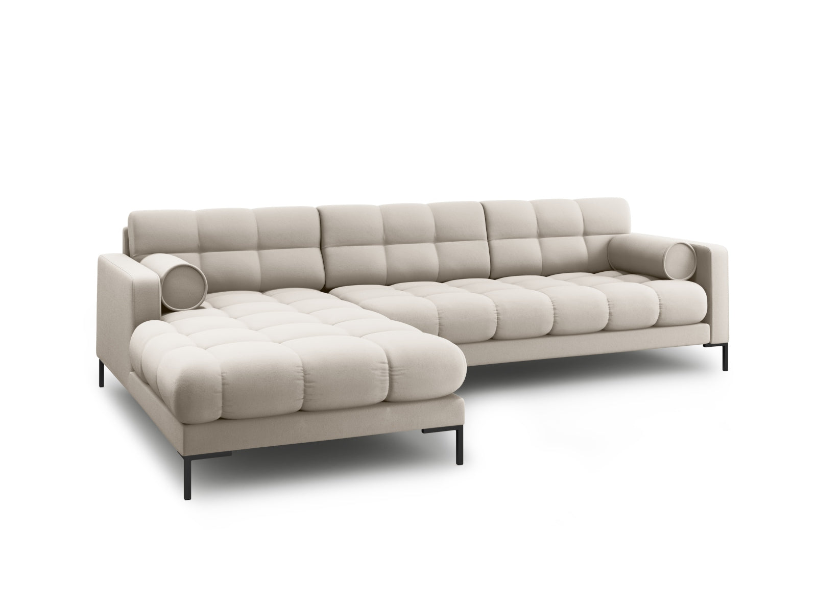 5-Sitzer Ecksofa links Bali in Beige-Neve präsentiert im Onlineshop von KAQTU Design AG. Ecksofa links ist von Cosmopolitan Design