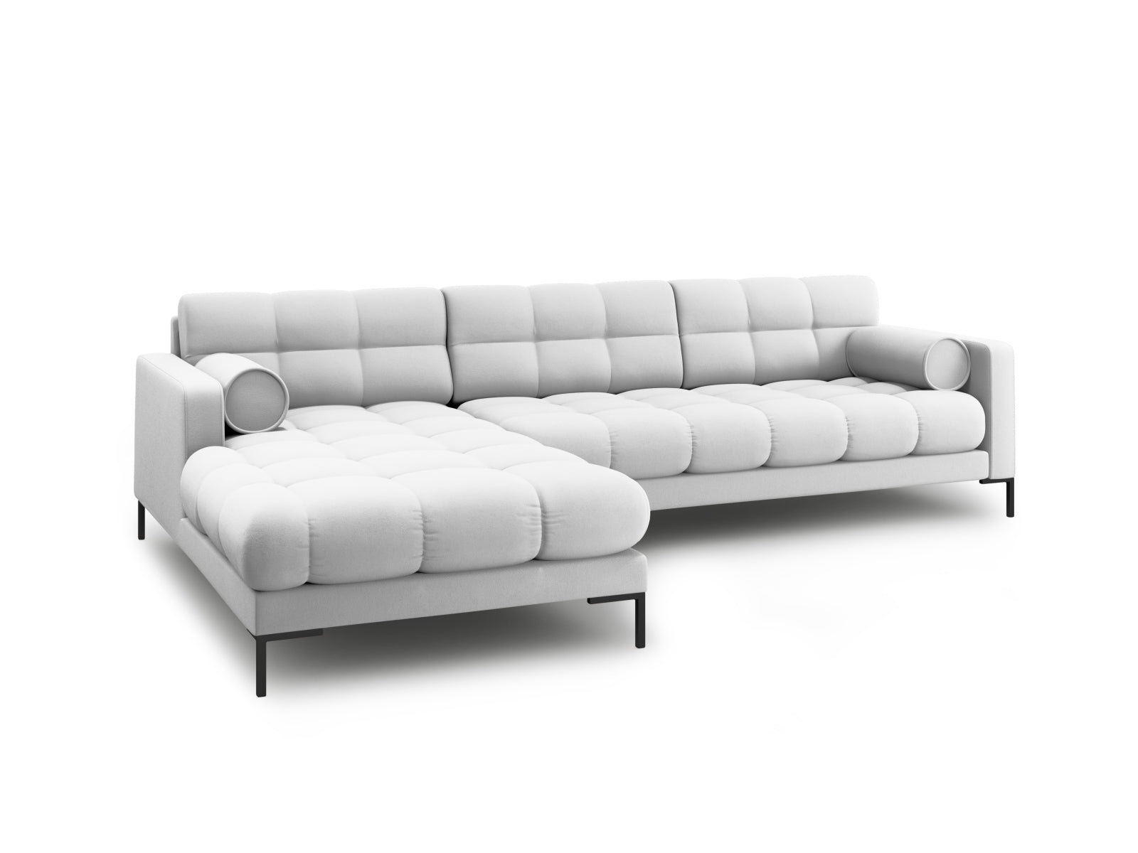 5-Sitzer Ecksofa links Bali in Light Grey-Neve präsentiert im Onlineshop von KAQTU Design AG. Ecksofa links ist von Cosmopolitan Design