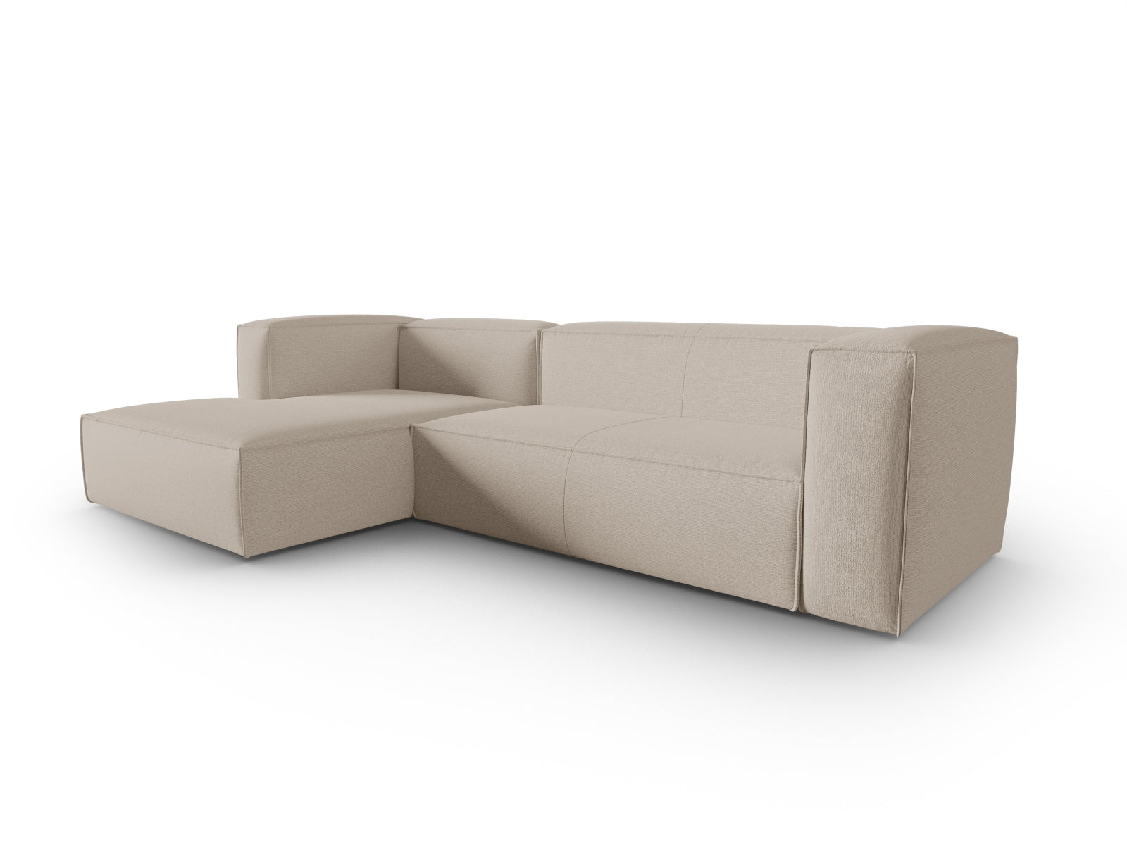 Mackay Ecksofa links 4 Sitzer in Beige präsentiert im Onlineshop von KAQTU Design AG. Ecksofa links ist von Cosmopolitan Design