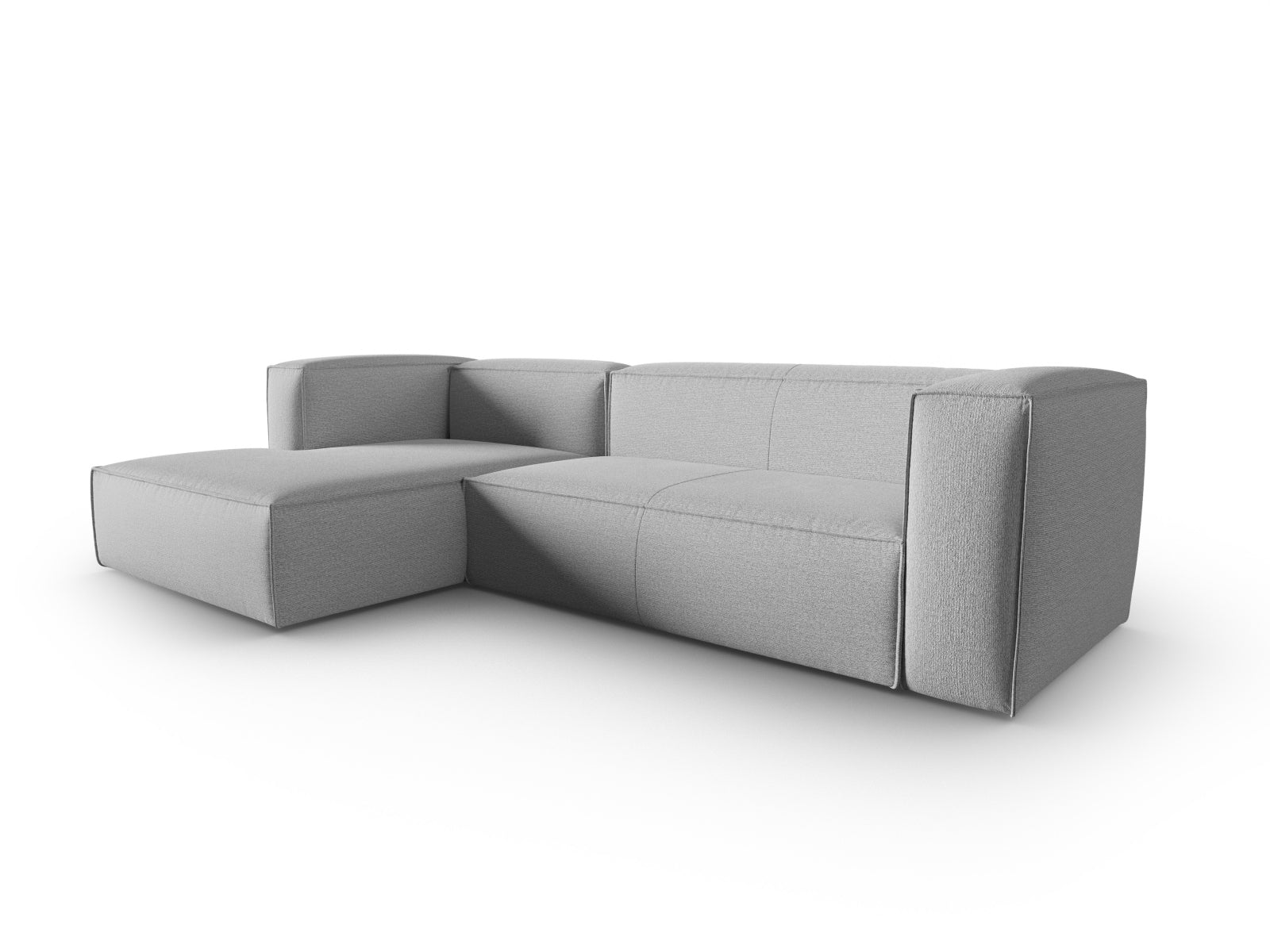 Mackay Ecksofa links 4 Sitzer in Grey präsentiert im Onlineshop von KAQTU Design AG. Ecksofa links ist von Cosmopolitan Design