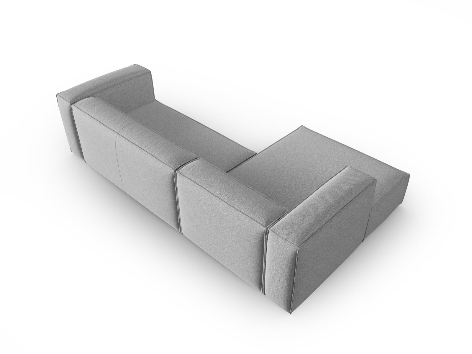 Mackay Ecksofa links 4 Sitzer in Grey präsentiert im Onlineshop von KAQTU Design AG. Ecksofa links ist von Cosmopolitan Design