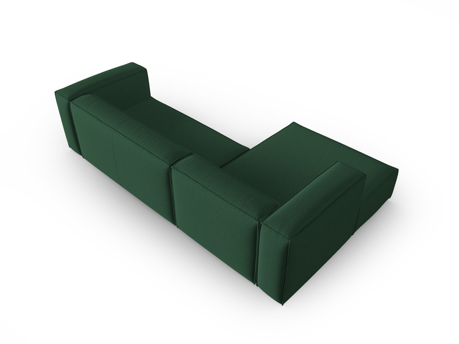 Mackay Ecksofa links 4 Sitzer in Green präsentiert im Onlineshop von KAQTU Design AG. Ecksofa links ist von Cosmopolitan Design