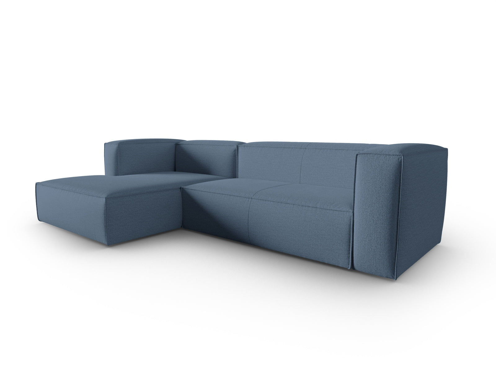 Mackay Ecksofa links 4 Sitzer in Blue Jeans präsentiert im Onlineshop von KAQTU Design AG. Ecksofa links ist von Cosmopolitan Design