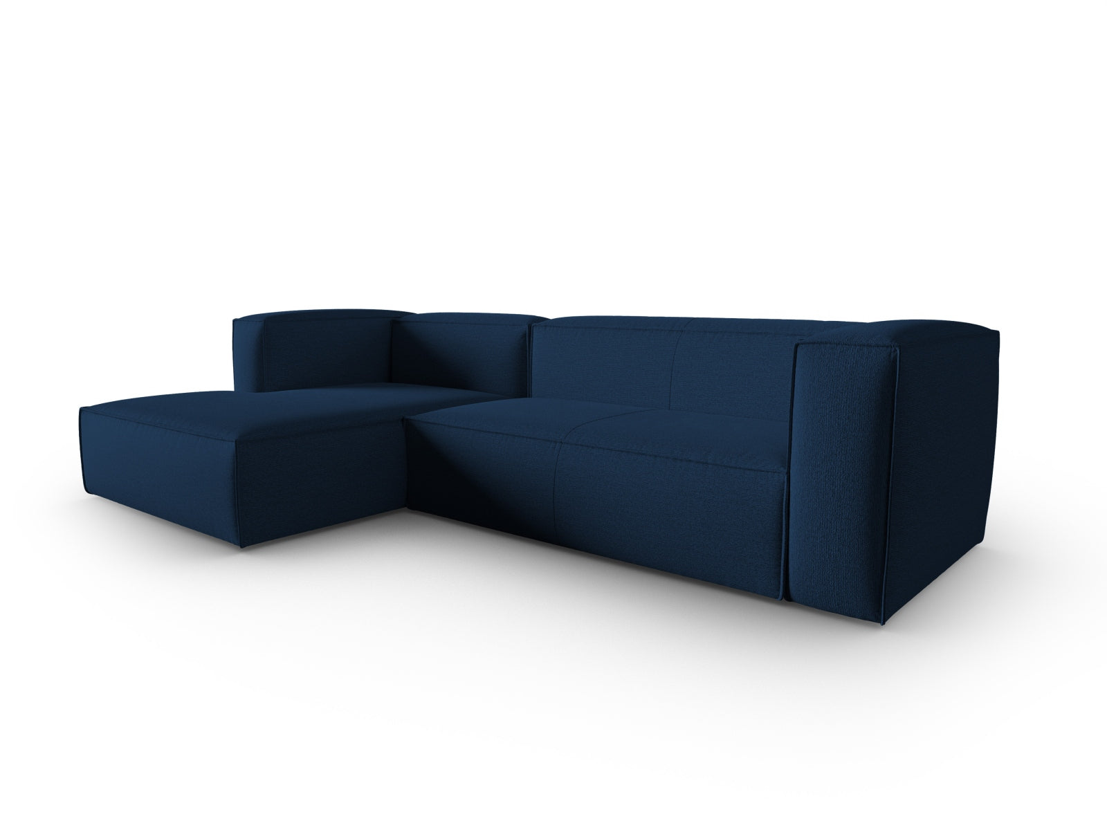 Mackay Ecksofa links 4 Sitzer in Dark Blue präsentiert im Onlineshop von KAQTU Design AG. Ecksofa links ist von Cosmopolitan Design