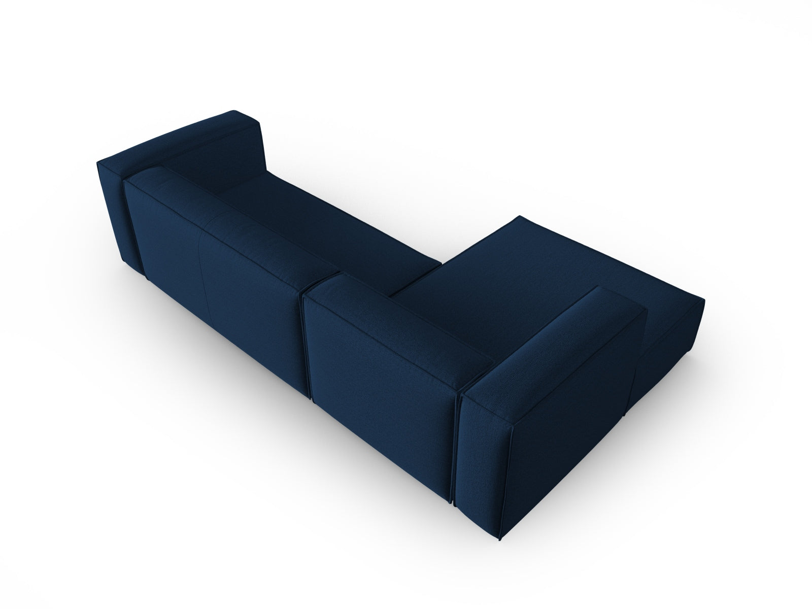Mackay Ecksofa links 4 Sitzer in Dark Blue präsentiert im Onlineshop von KAQTU Design AG. Ecksofa links ist von Cosmopolitan Design