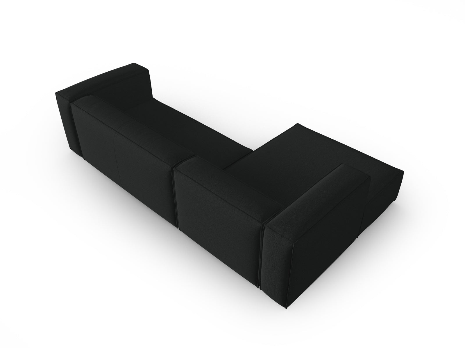 Mackay Ecksofa links 4 Sitzer in Anthracite präsentiert im Onlineshop von KAQTU Design AG. Ecksofa links ist von Cosmopolitan Design