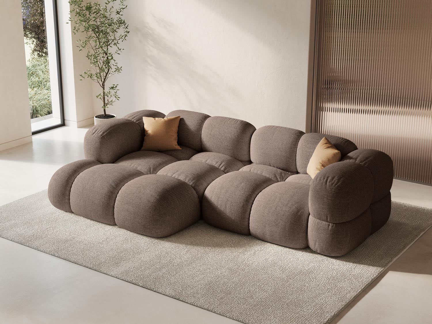 Stylisches Loretto Ecksofa links 3 Sitzer 147cm von Cosmopolitan Design: Eleganz, Komfort und Nachhaltigkeit für Ihr Zuhause.